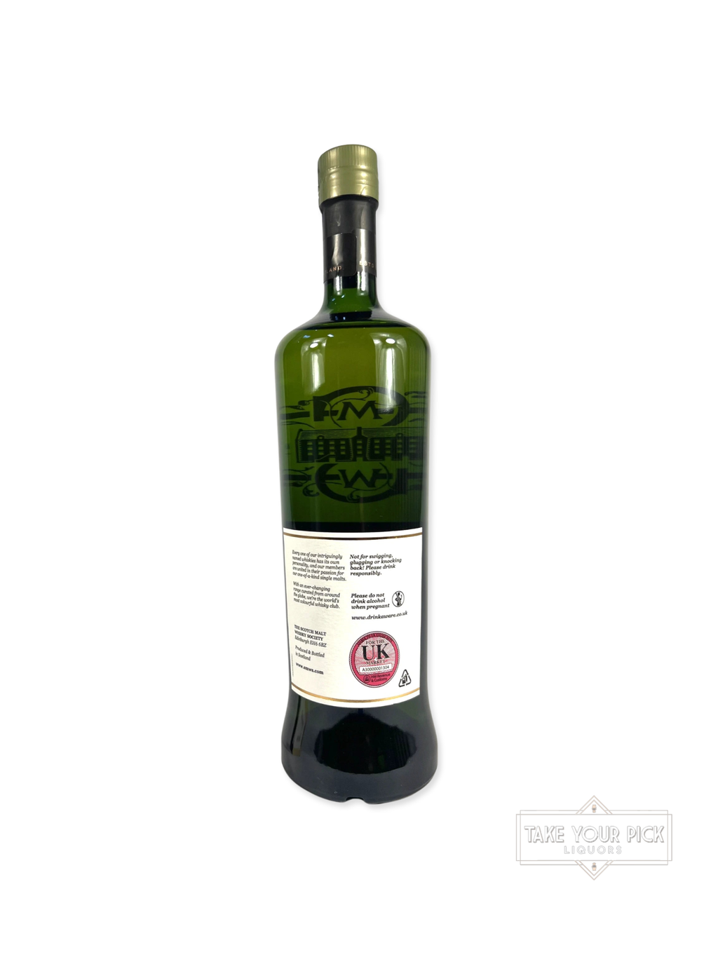 SMWS 29.283 Samuraislay (Laphroaig) 9-year 2020 - 120.2 Proof - Bottle Back