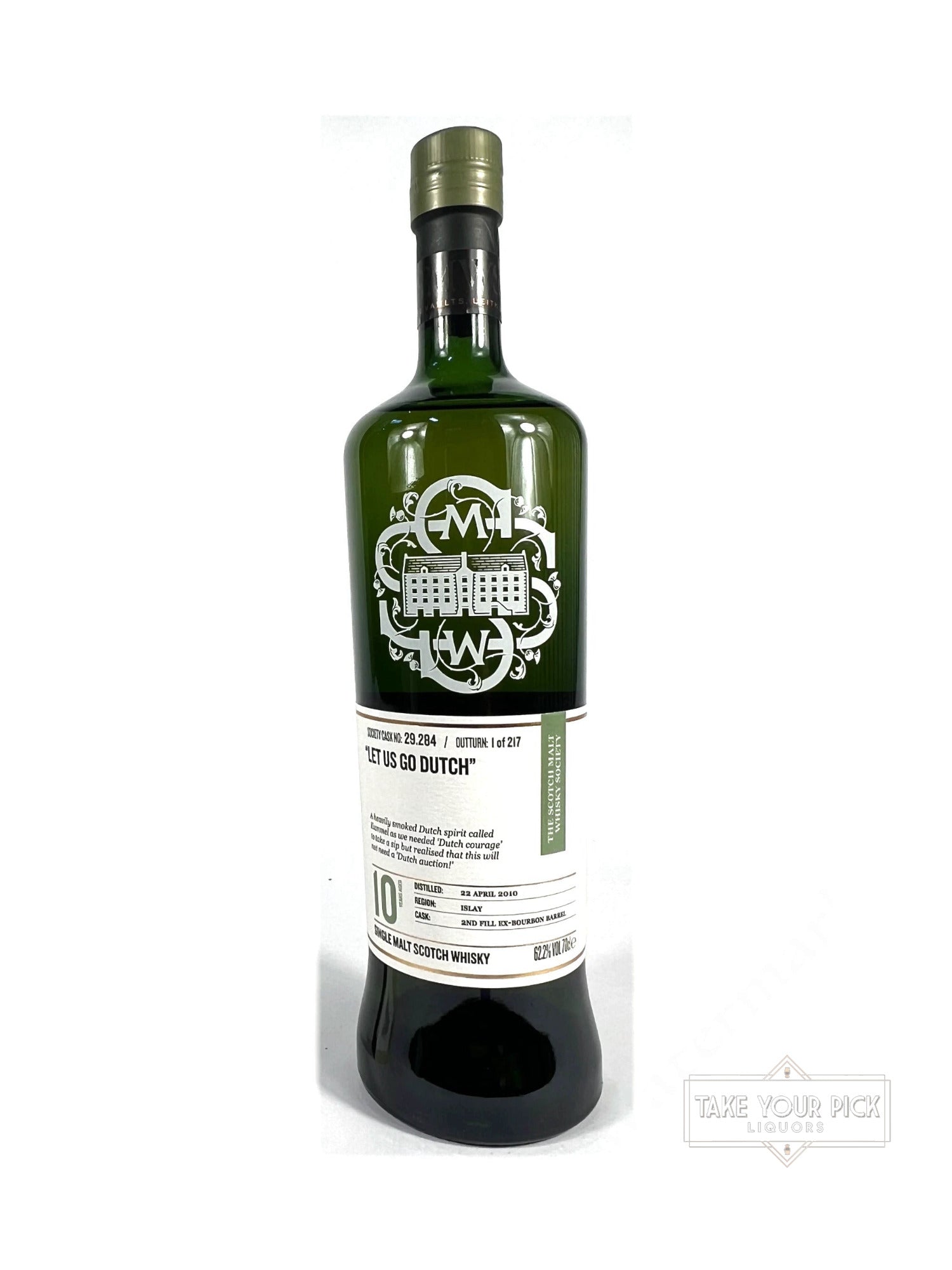 SMWS 29.284 Let Us Go Dutch (Laphroaig) 10-year 2020 - 124.4 Proof