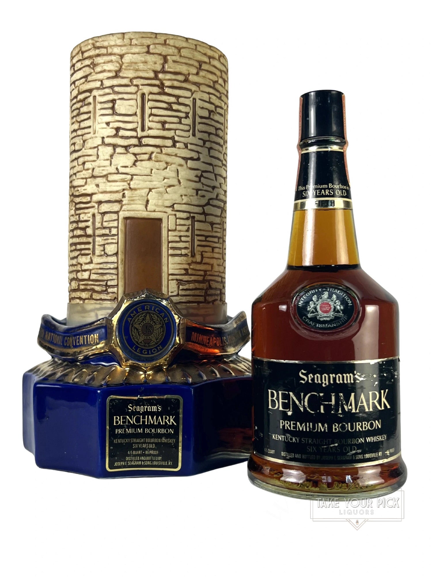 Seagram's Benchmark American Legion Display 1975