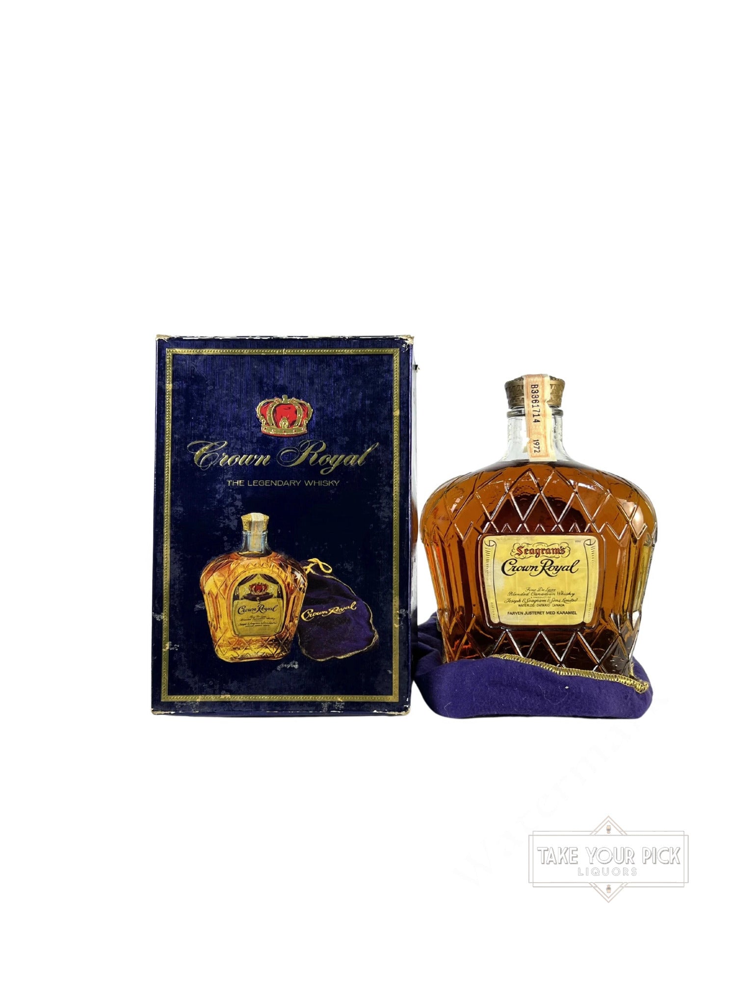 Seagram's Crown Royal 1972 750ml – Take Your Pick Liquors