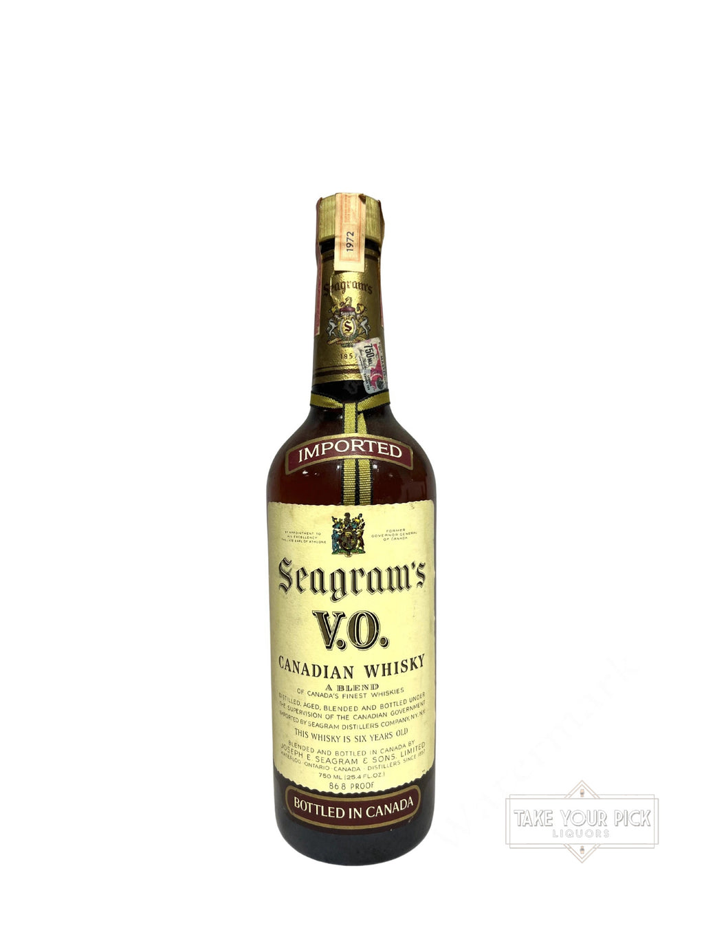 Seagram's V.O. 1972