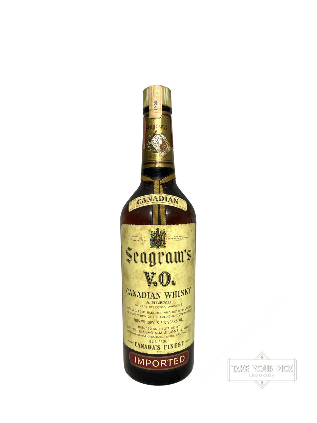 Seagram's V.O. 6-year 1968