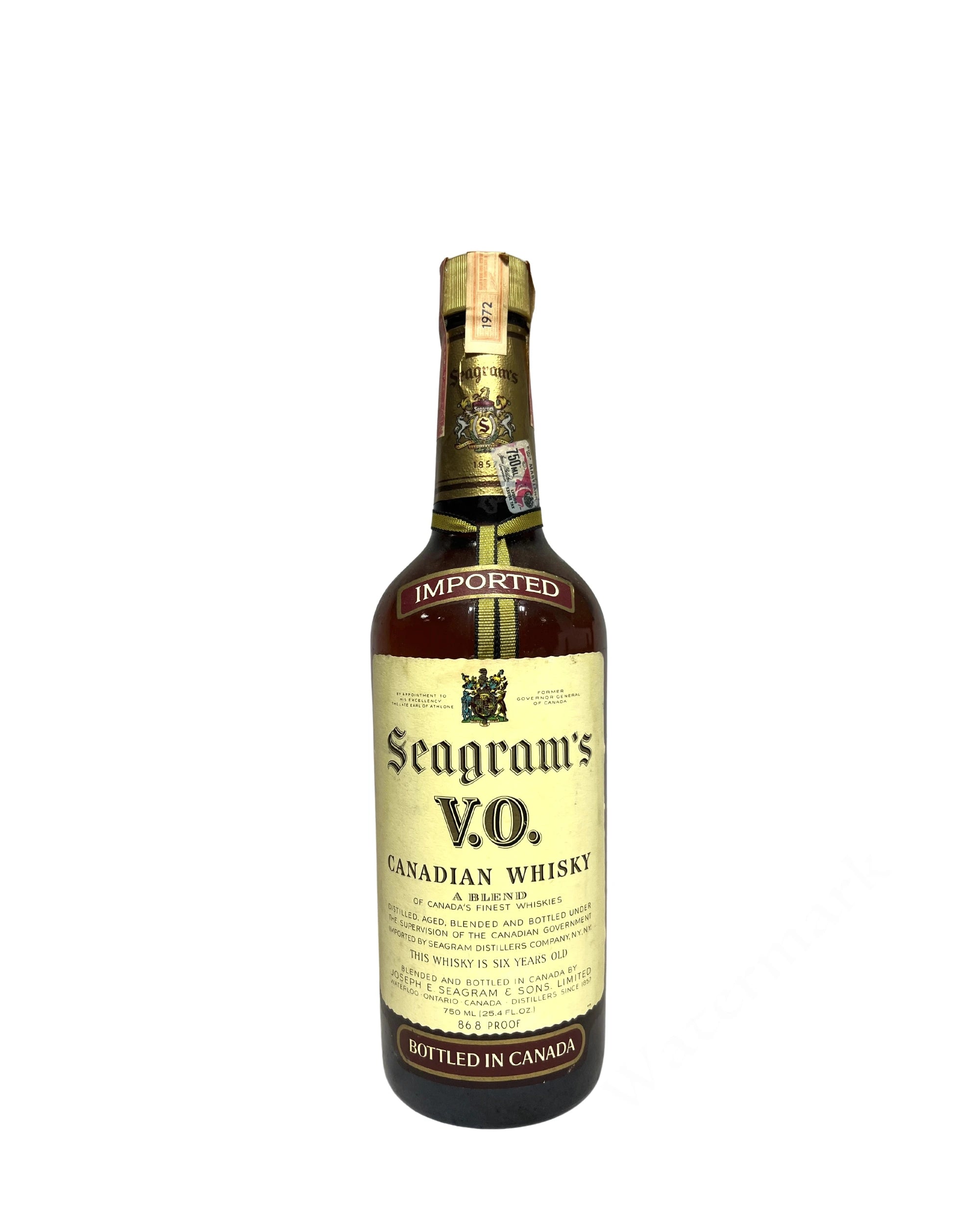 Seagram's V.O. 1972