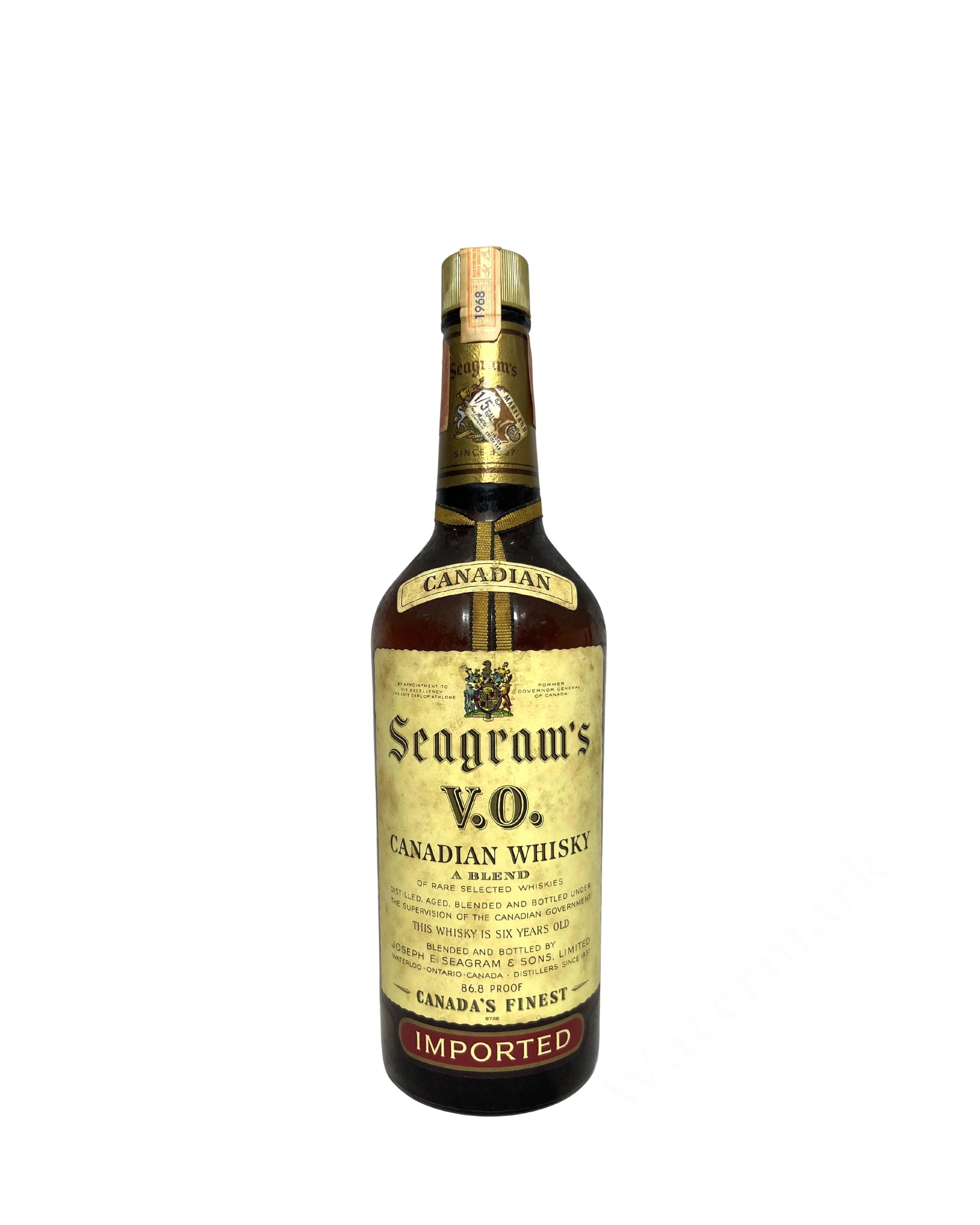 Seagram's V.O. 6-year 1968