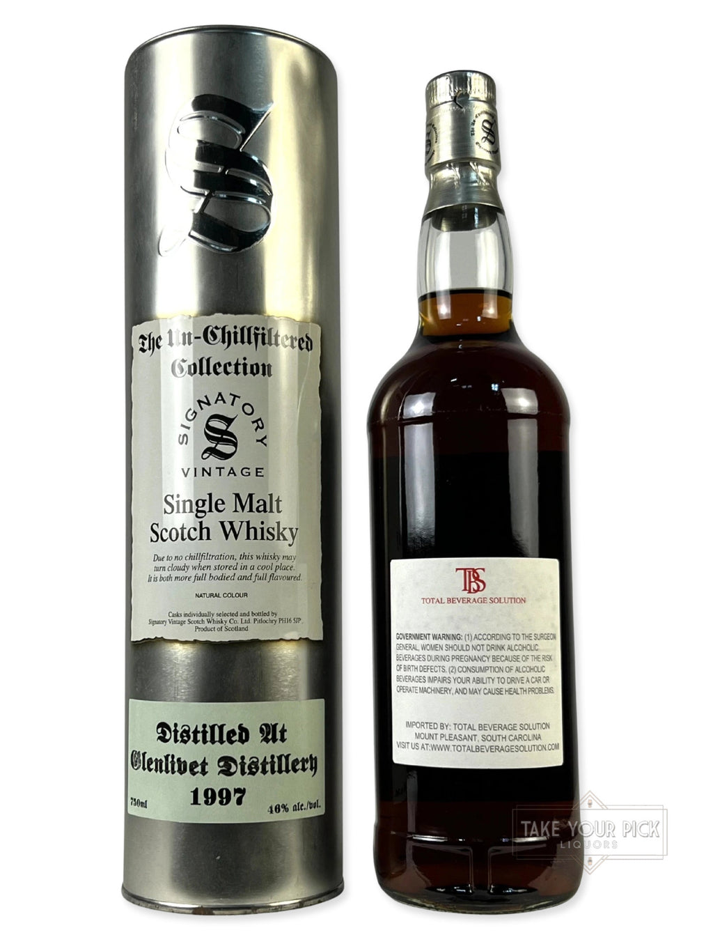 Signatory Unchillfiltered Collection Glenlivet 1997–2013