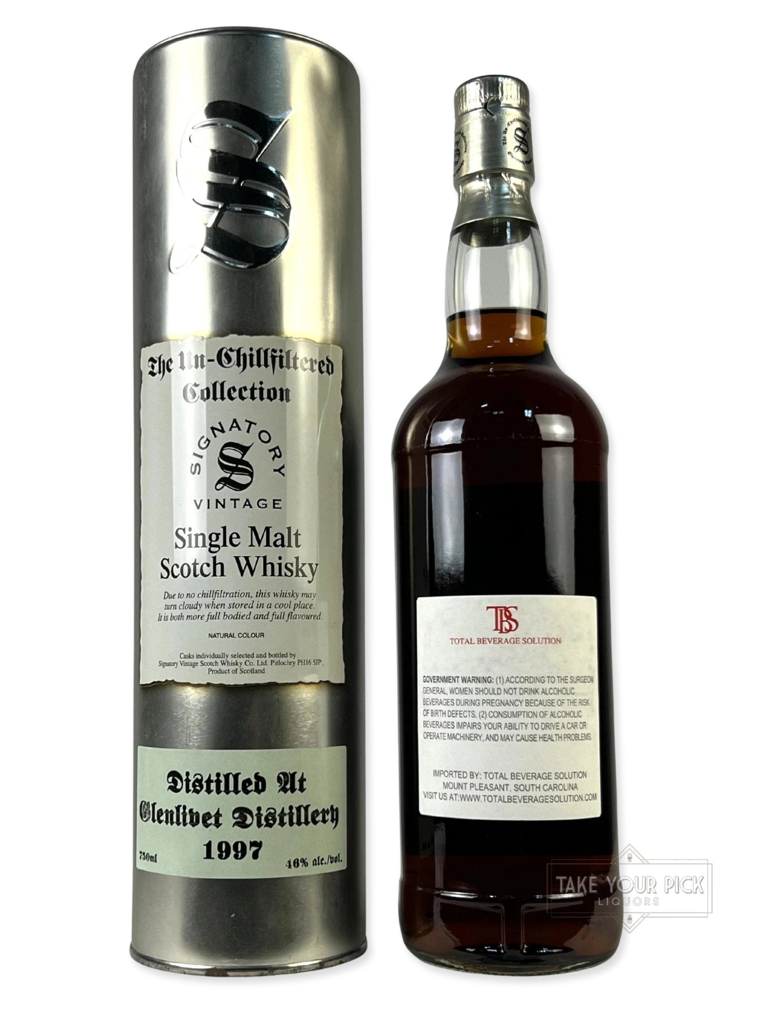 Signatory Unchillfiltered Collection Glenlivet 1997–2013