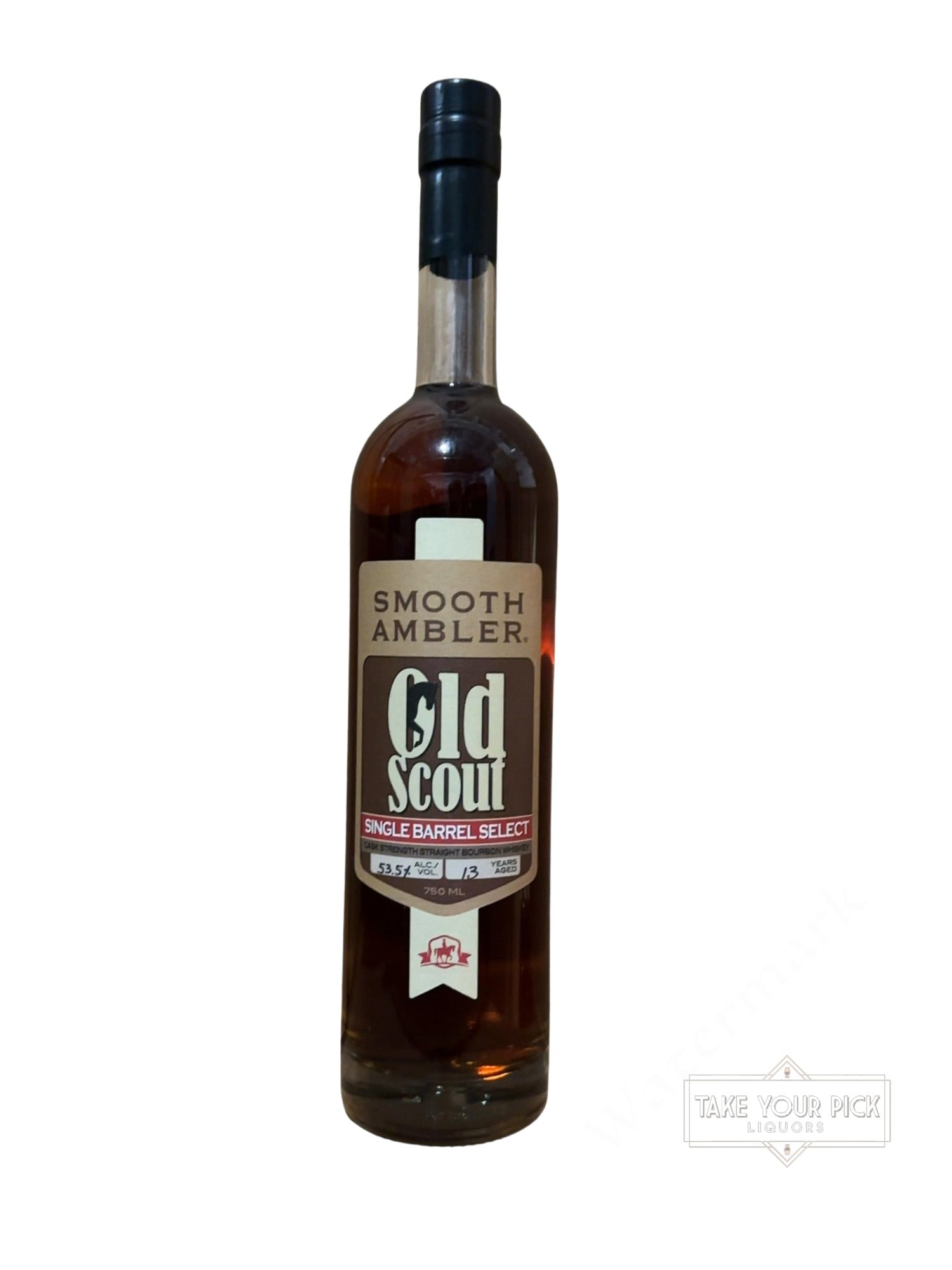 Smooth Ambler Old Scout Single Barrel Select Cask Strength Straight Bourbon Whiskey 107 Proof