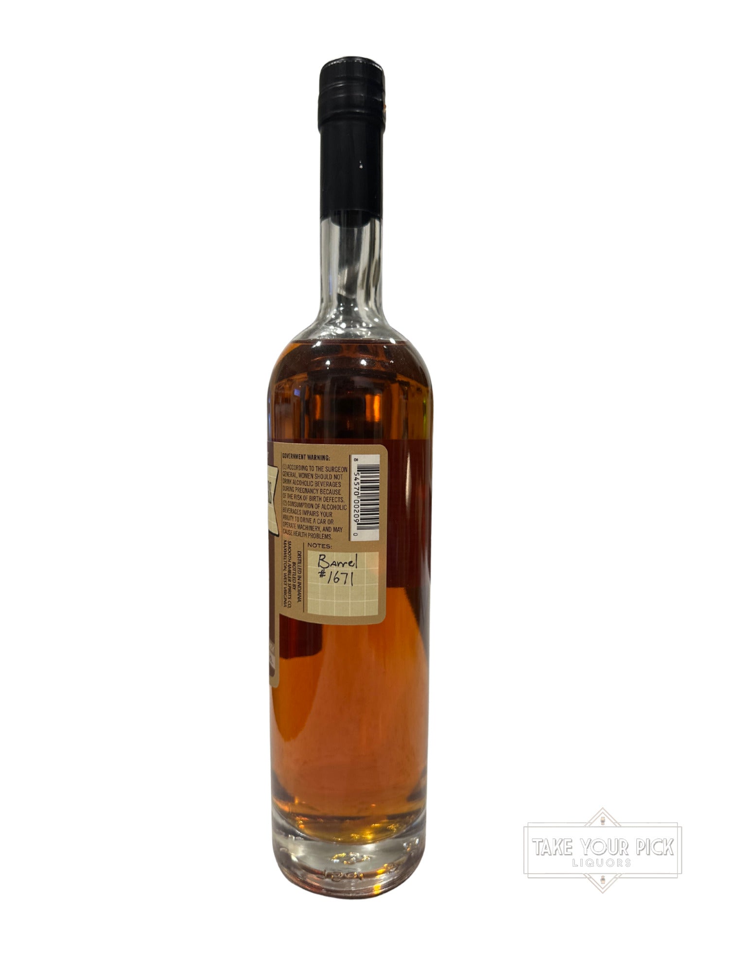 Smooth Ambler Old Scout Warehouse Liquors Straight Bourbon Whiskey 100.4 Proof 750ml