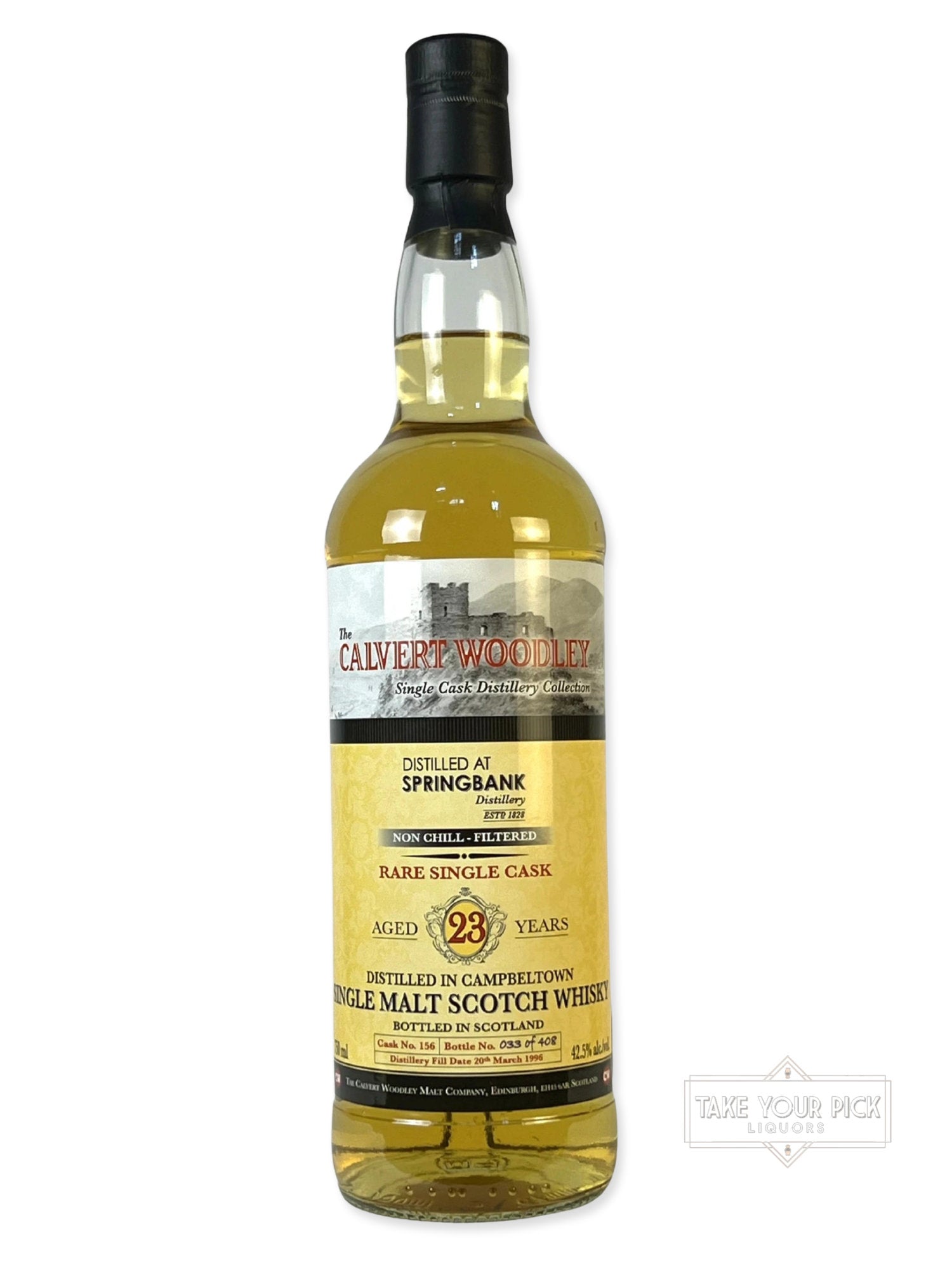 Springbank 23-year for Calvert Woodley 1996