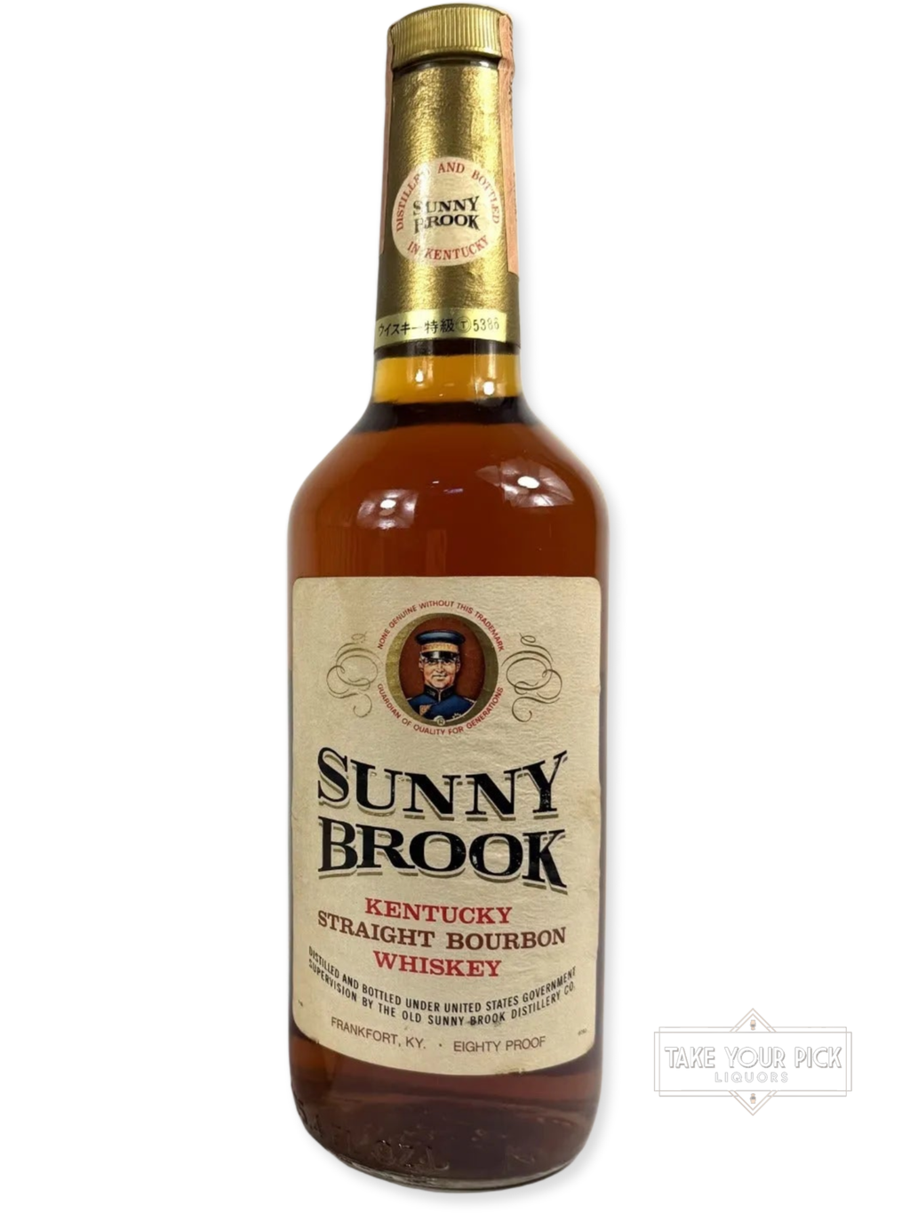 Sunny Brook 1982 (National Distillers) - 80 Proof - Bottle Front