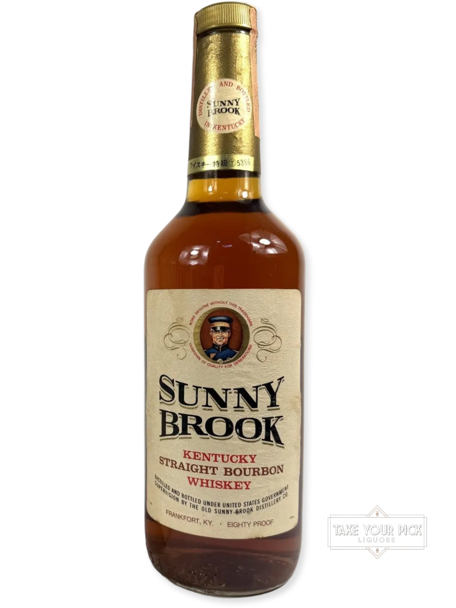 Sunny Brook 1982 (National Distillers) - 80 Proof - Bottle Front