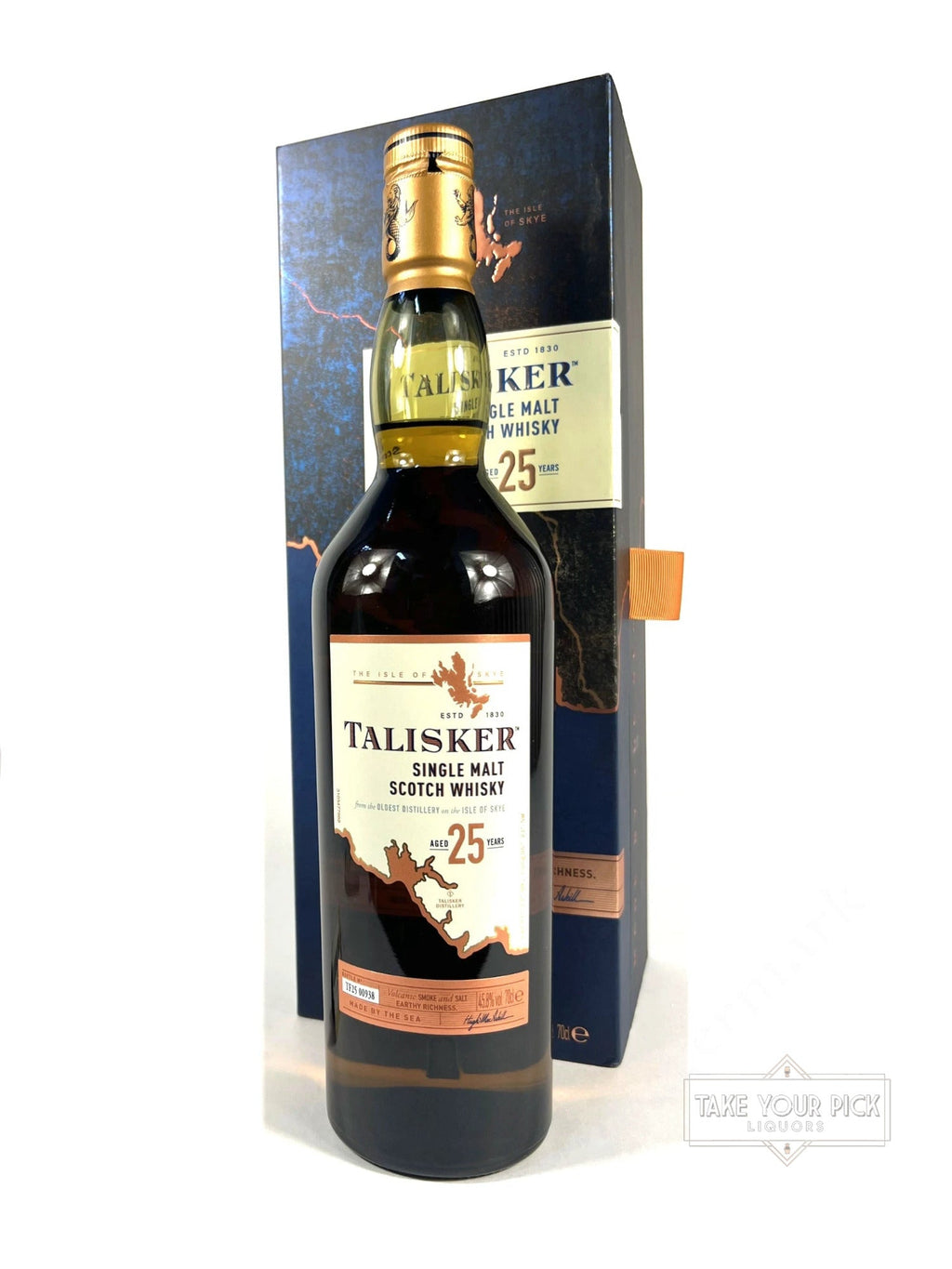 Talisker 25-year 700ml with box - 91.6 Proof