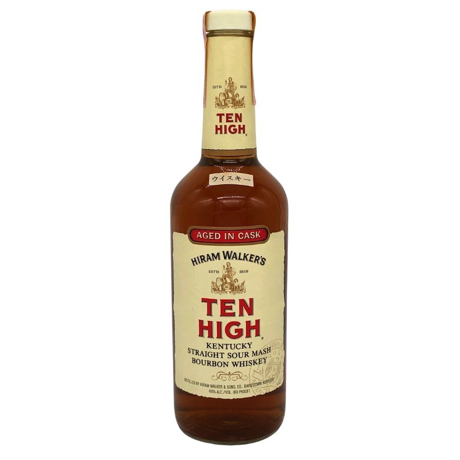 Hiram Walker's Ten High circa 1988 - 80 Proof