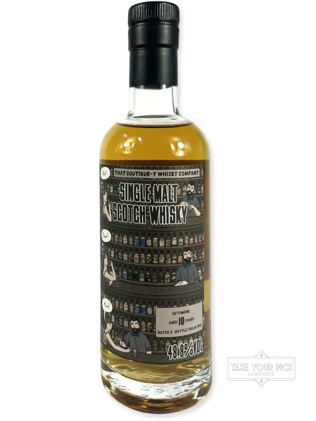 That Boutique-y Whisky Co. Octomore 10-year (500ml) - 97.6 Proof - Bottle Front