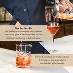 Diamond Cut Cocktail Mixing Glass