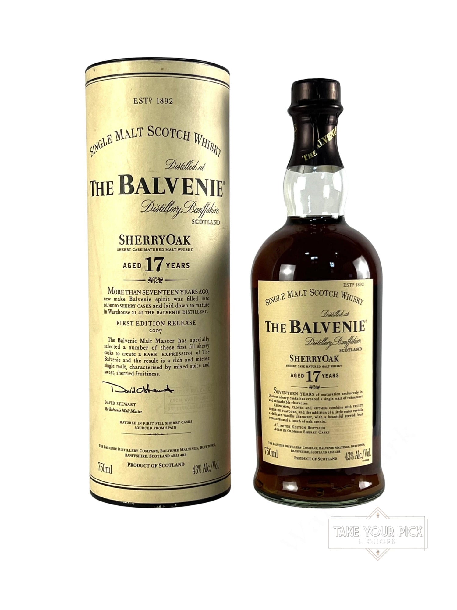 The Balvenie Sherry Oak 17-year - 86 Proof