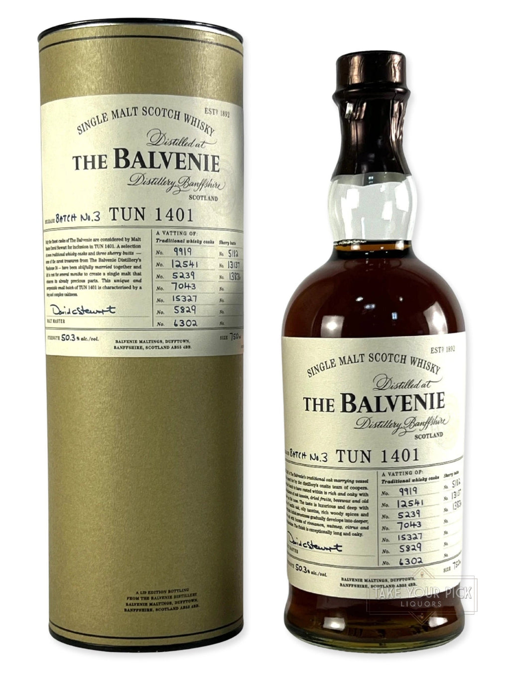 The Balvenie Tun 1401 Batch No.3 - 100.6 Proof