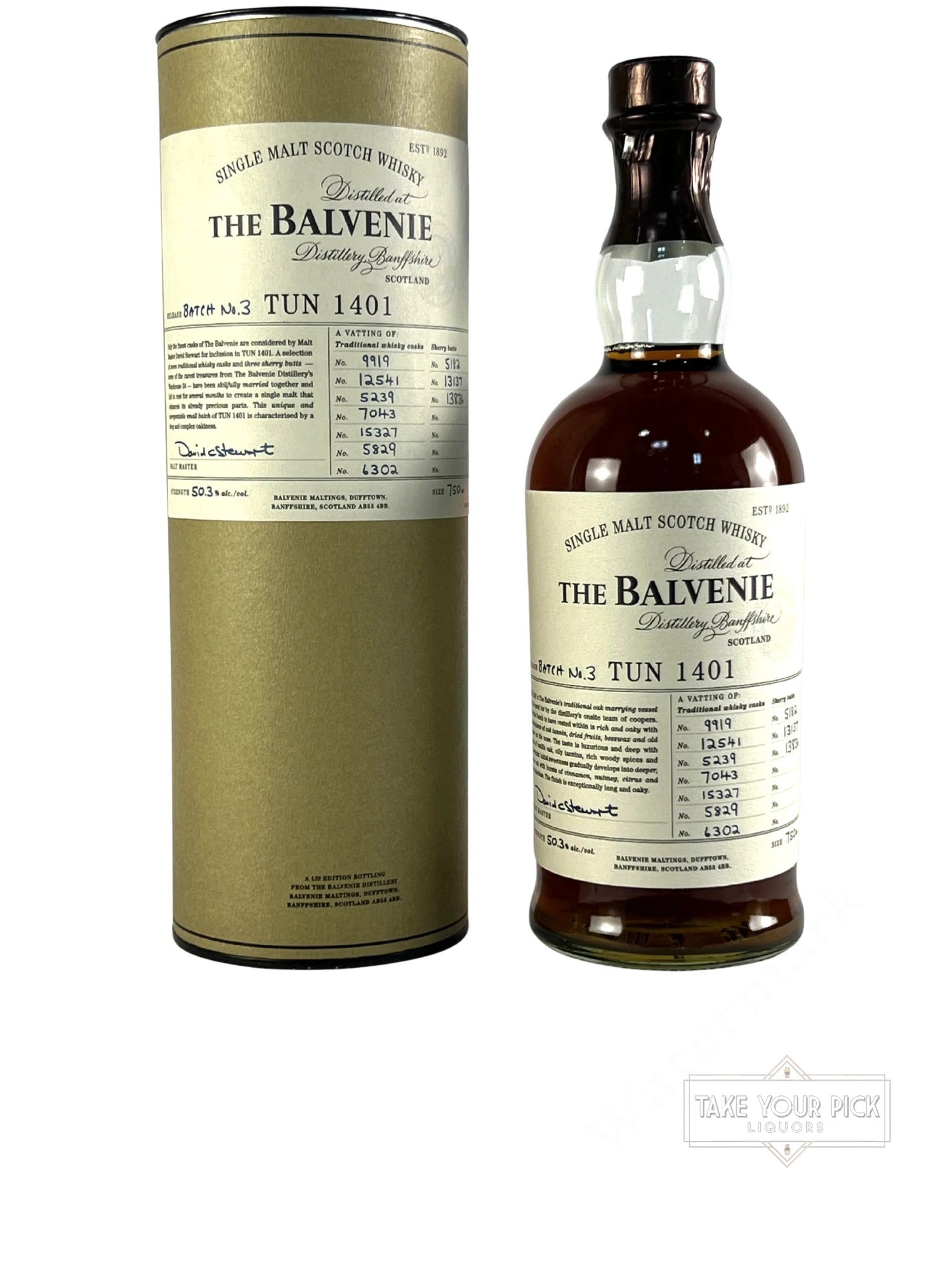 The Balvenie Tun 1401 Batch No.3 - 100.6 Proof