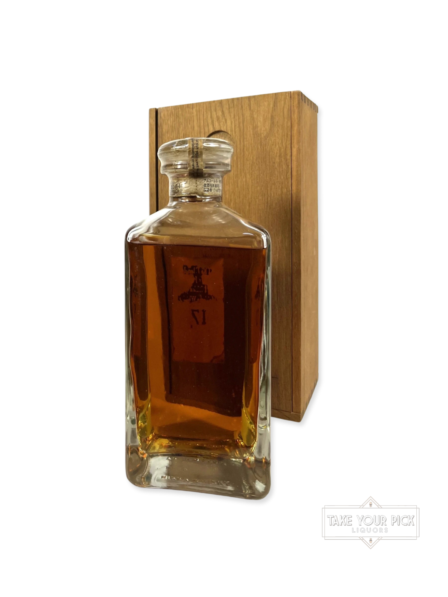 The Blend of Nikka Maltbase 17-year with box - 90 Proof - Bottle Back