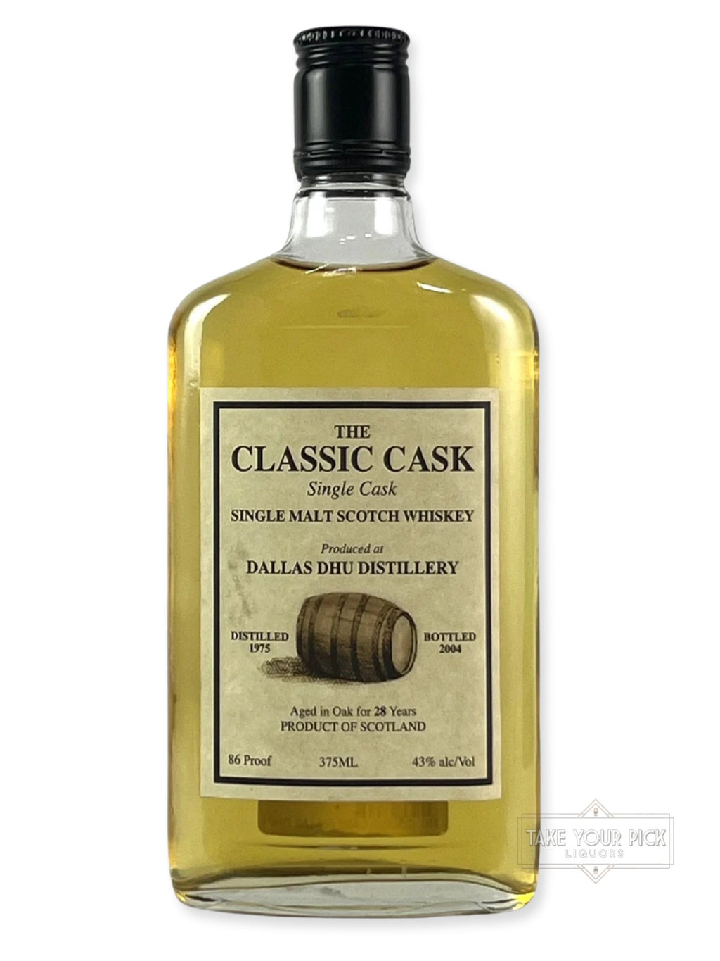 The Classic Cask Dallas Dhu 28-year 375ml for the XV Beacon Hotel in Boston - 86 Proof