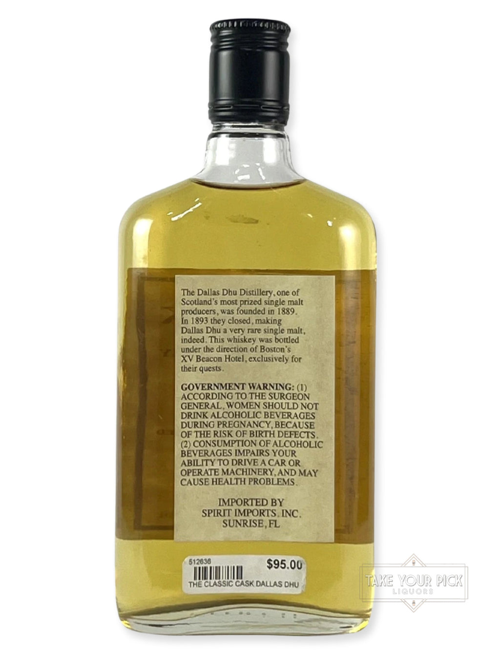 The Classic Cask Dallas Dhu 28-year 375ml for the XV Beacon Hotel in Boston - 86 Proof