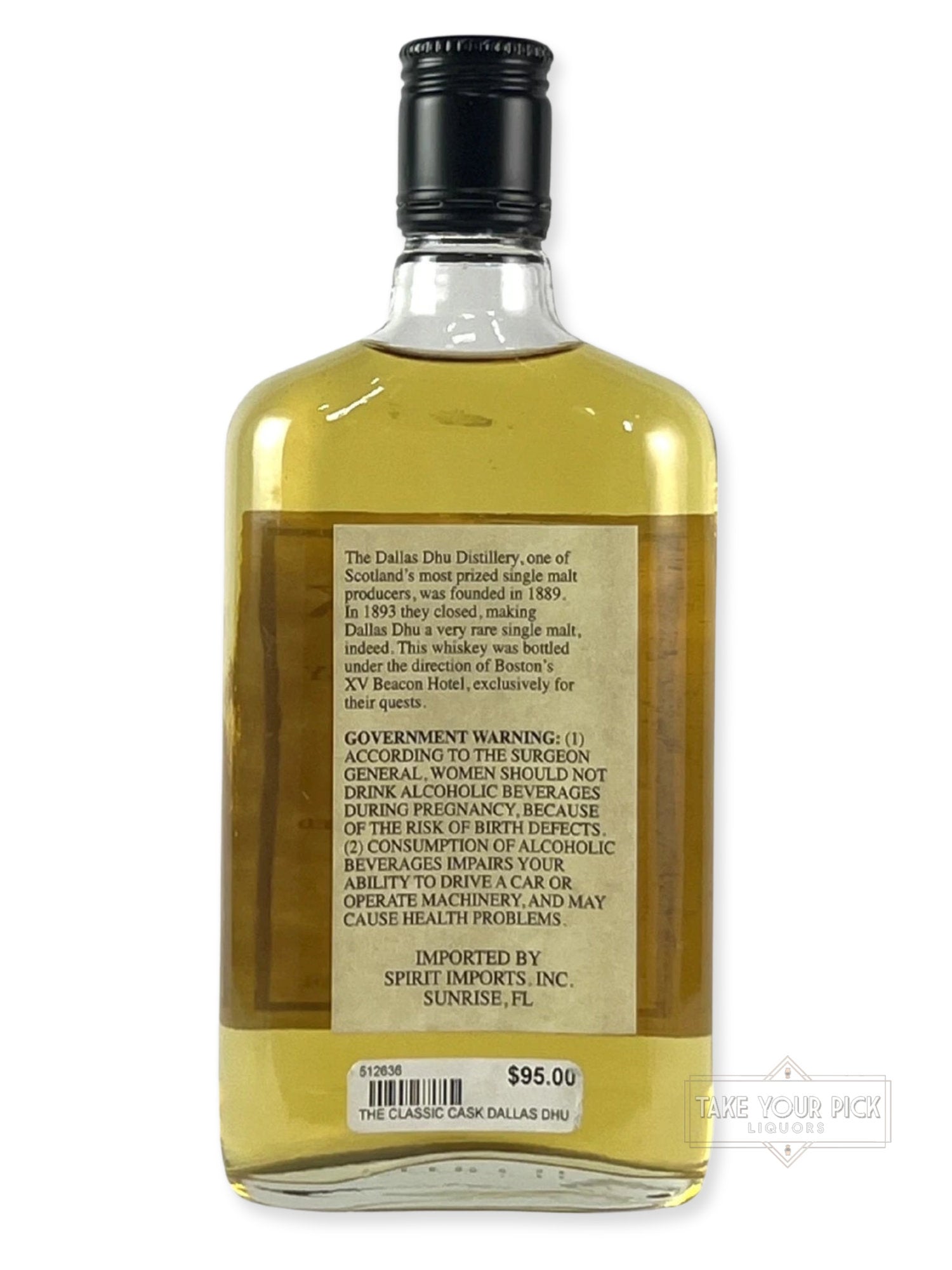 The Classic Cask Dallas Dhu 28-year 375ml for the XV Beacon Hotel in Boston - 86 Proof