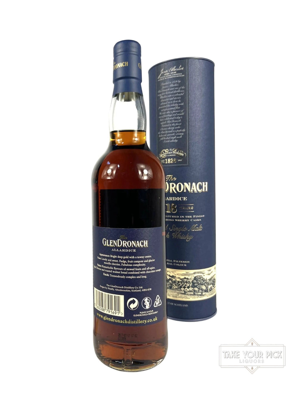 The Glendronach Allardice 18 Years 2017 (700ml) - 92 Proof