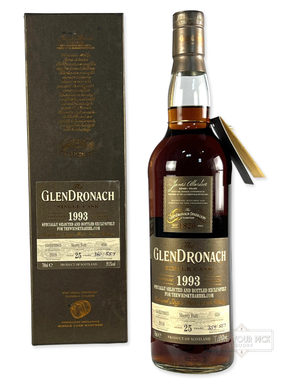 The Glendronach Single Cask 1993 25-year - 118.6 Proof