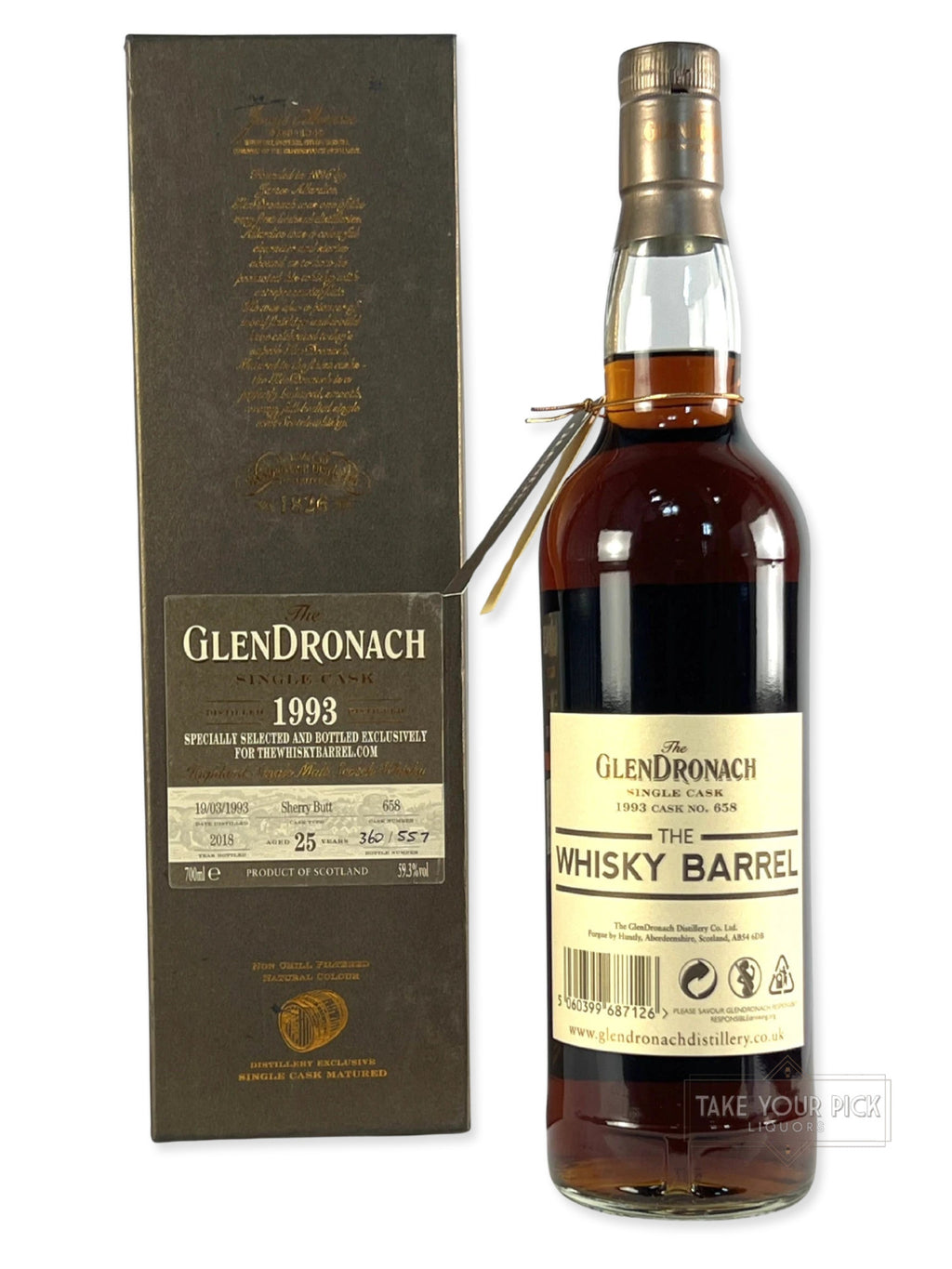 The Glendronach Single Cask 1993 25-year - 118.6 Proof