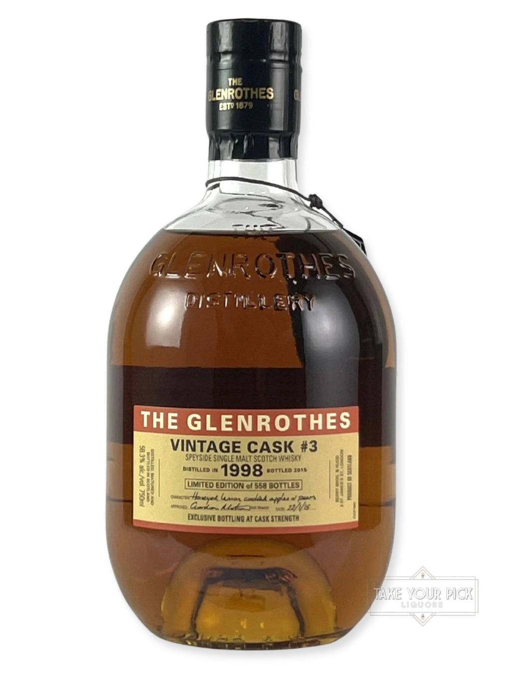 The Glenrothes Vintage Cask #3 2015 - 116.6 Proof