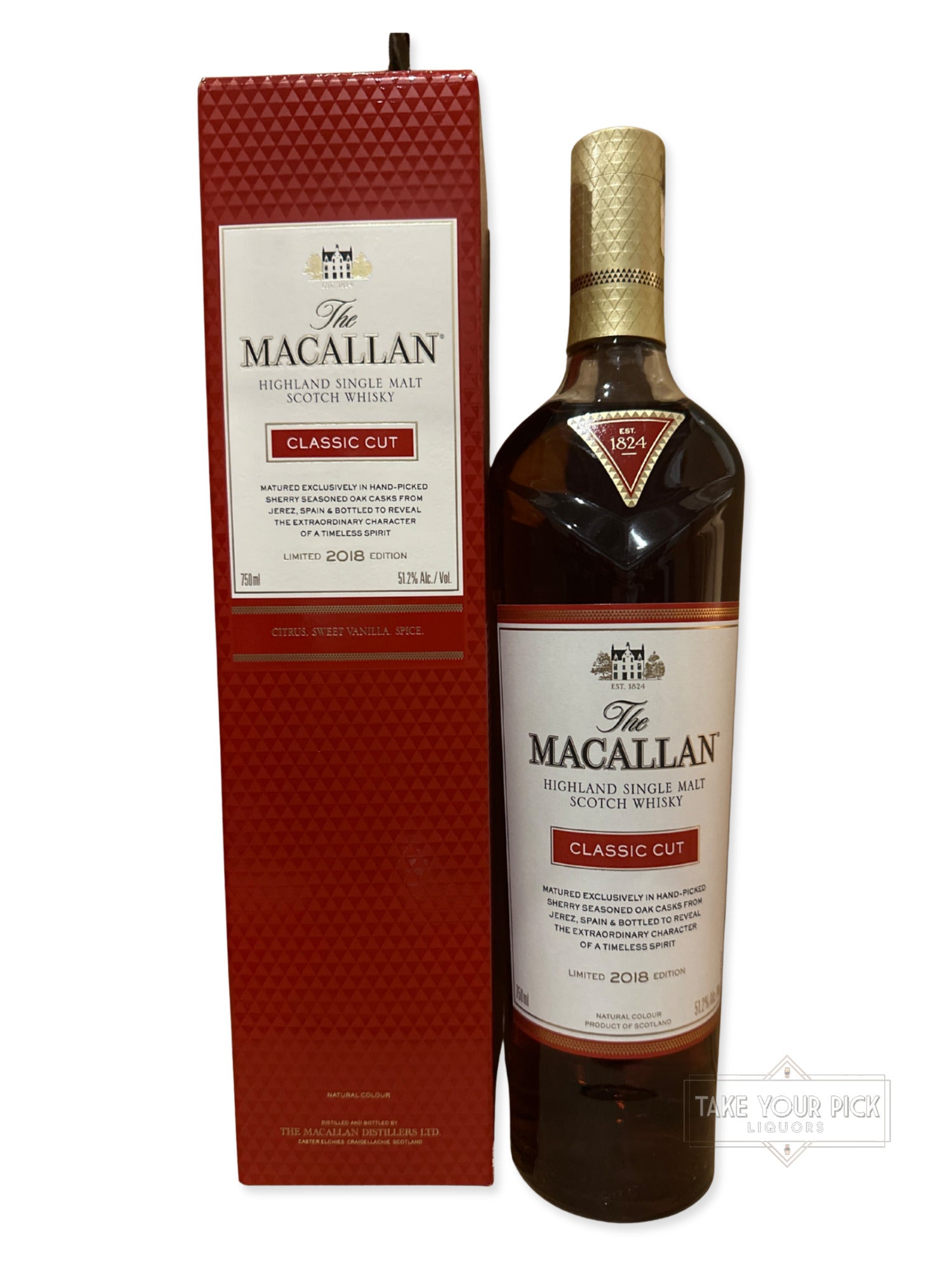 The Macallan Classic Cut Highland Single Malt Scotch Whisky 102.4 Proof