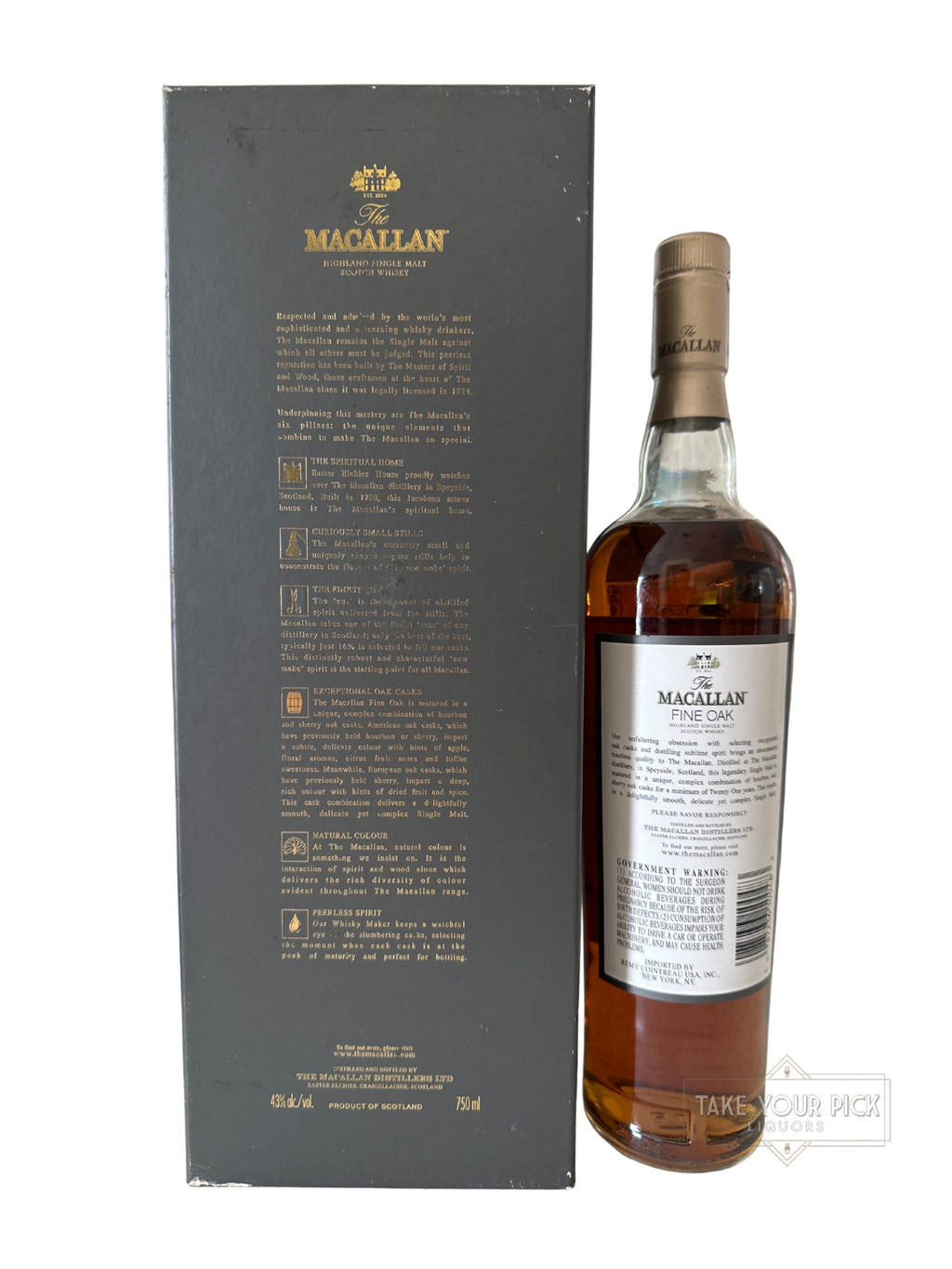 The Macallan Fine Oak 21 86 Proof 750ml