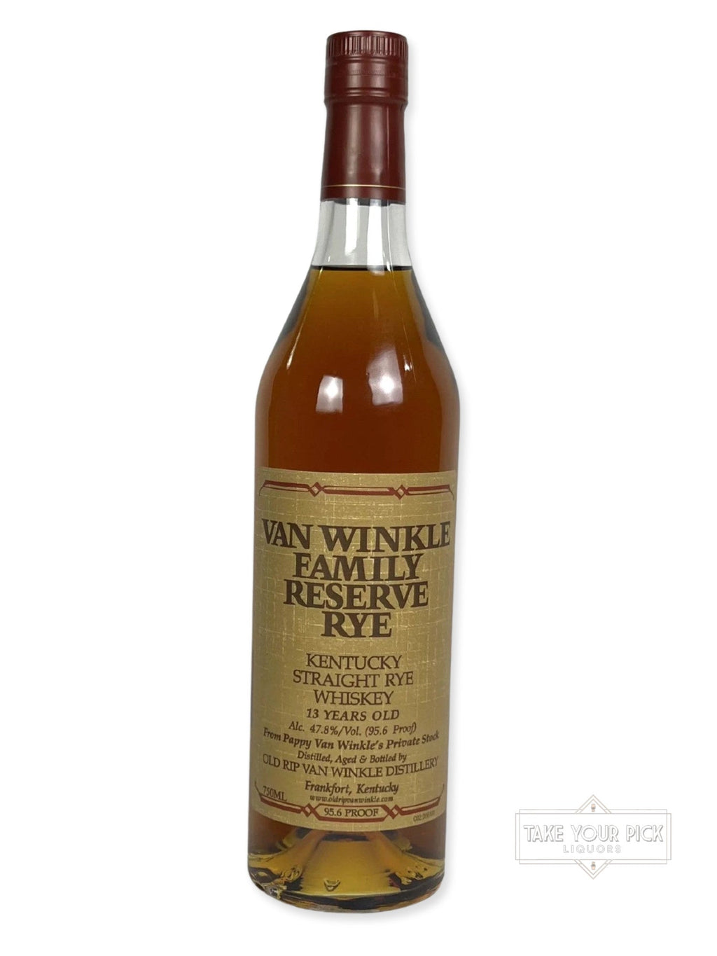 VAN WINKLE FAMILY RESERVE RYE - 95.6 Proof