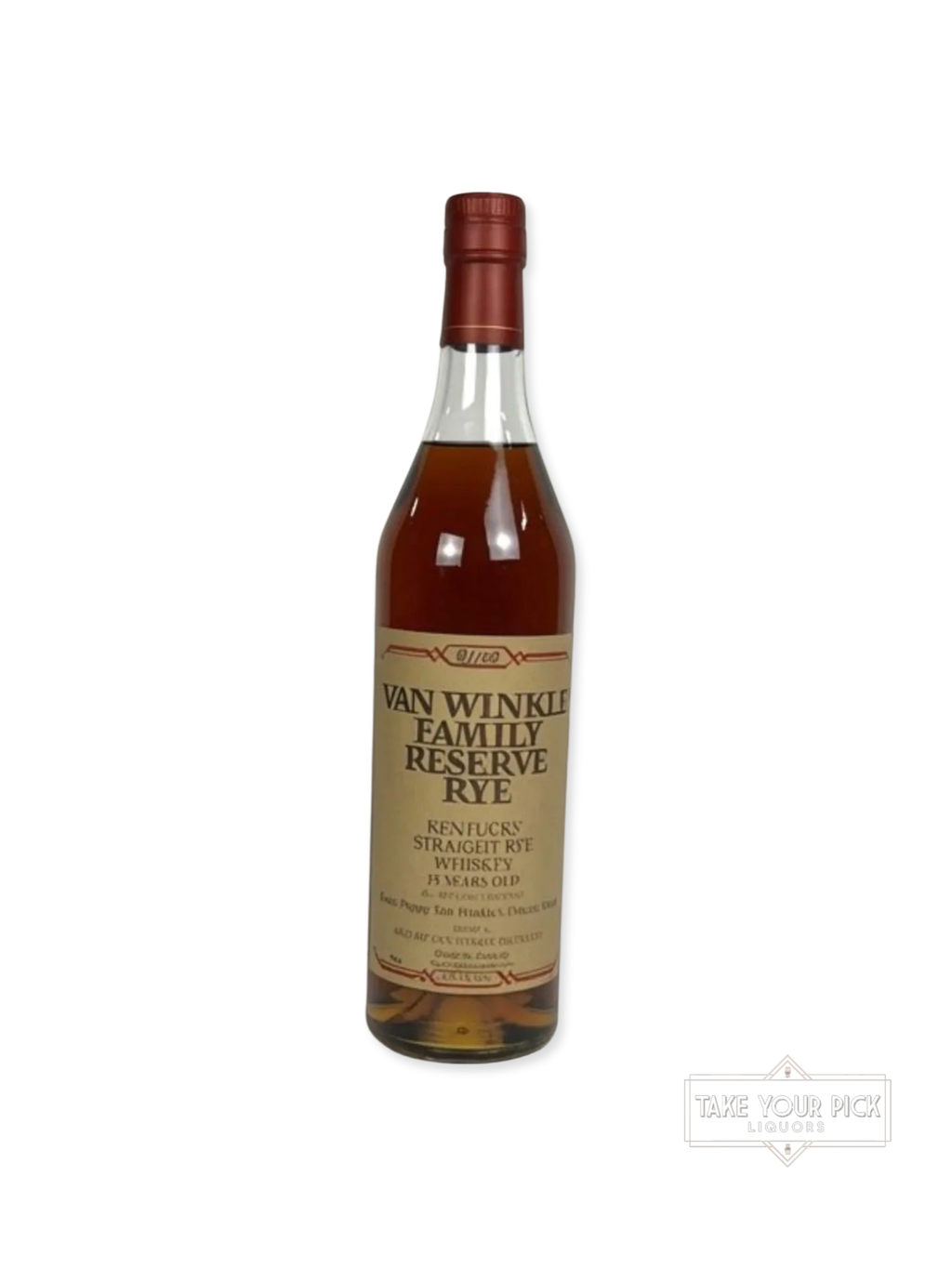 Van Winkle Family Reserve Rye 2010 (19 year) - 95.6 Proof - Bottle Front