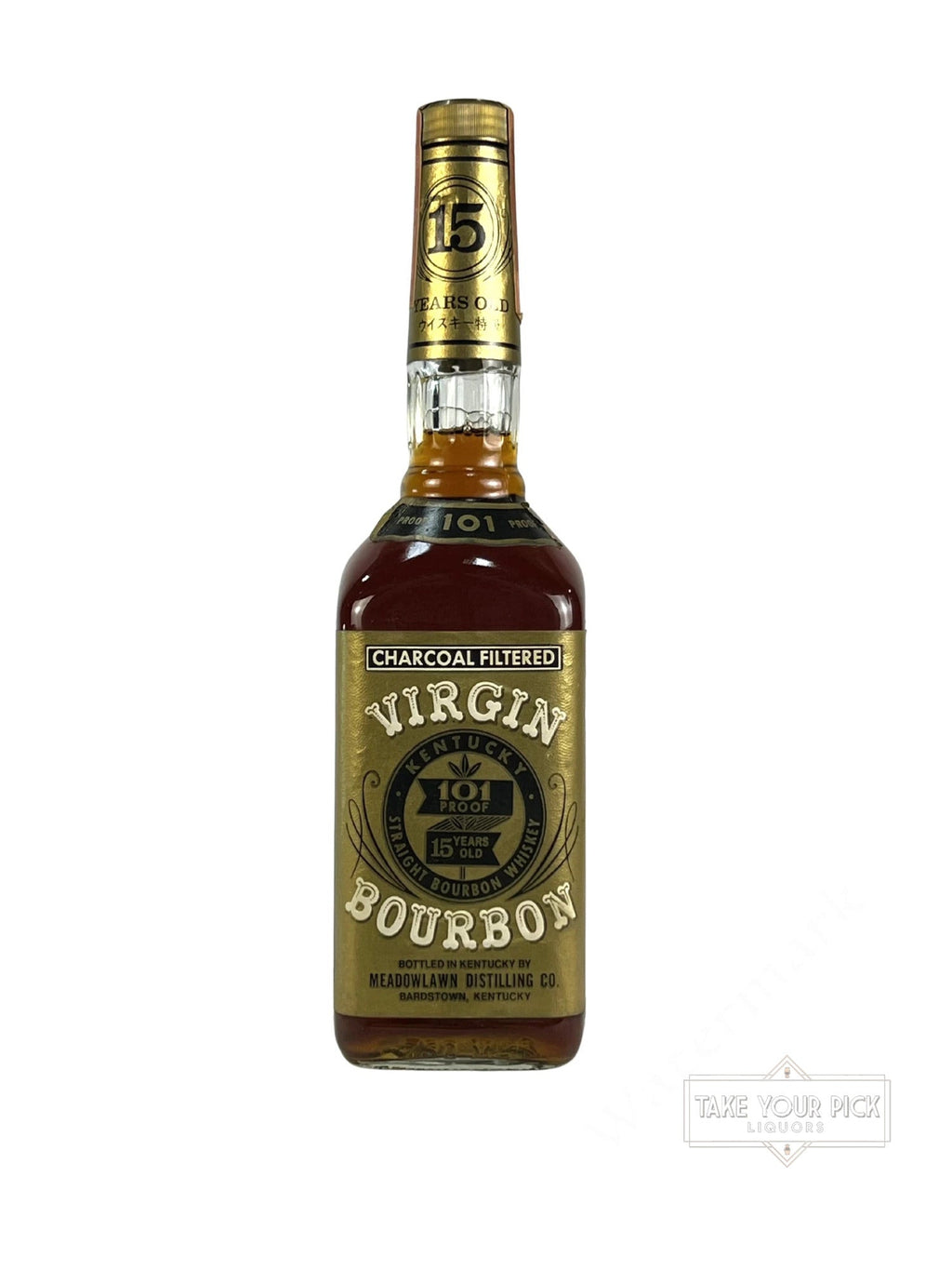Virgin 15-year 101 proof (Heaven Hill pre-fire) 1987