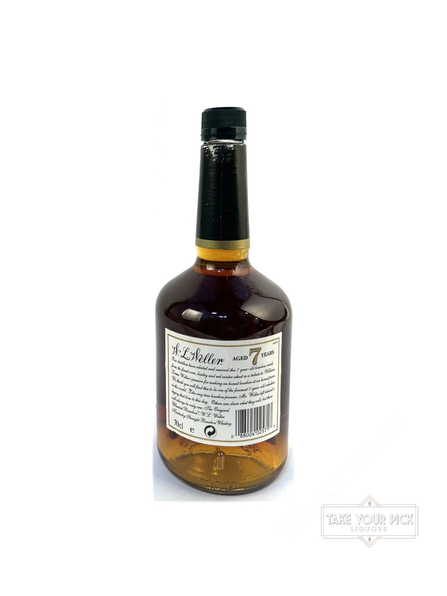 W. L. Weller 7-year Paper Label 2000 - 90 Proof