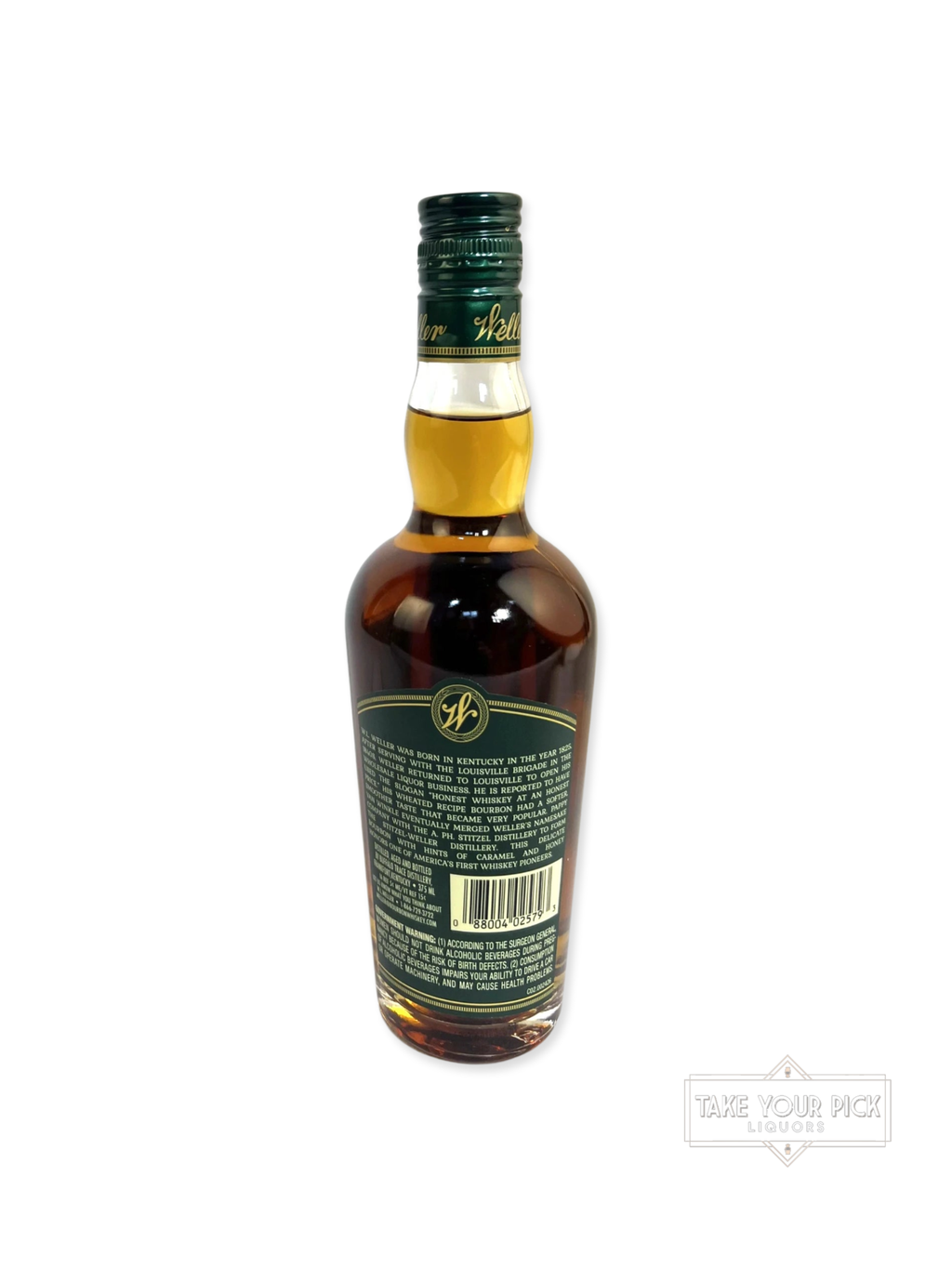 Weller Special Reserve 375ml - 90 Proof - Bottle Back