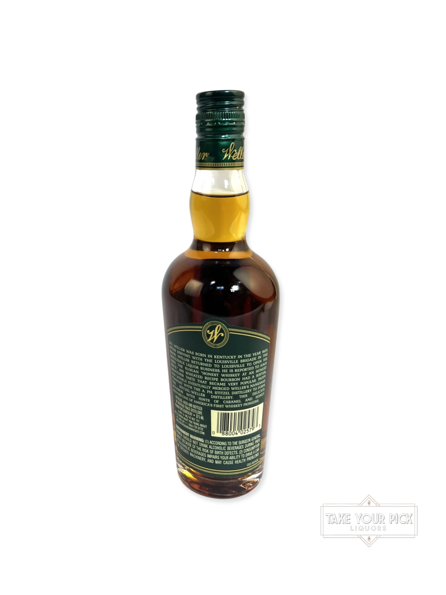 Weller Special Reserve 375ml - 90 Proof - Bottle Back