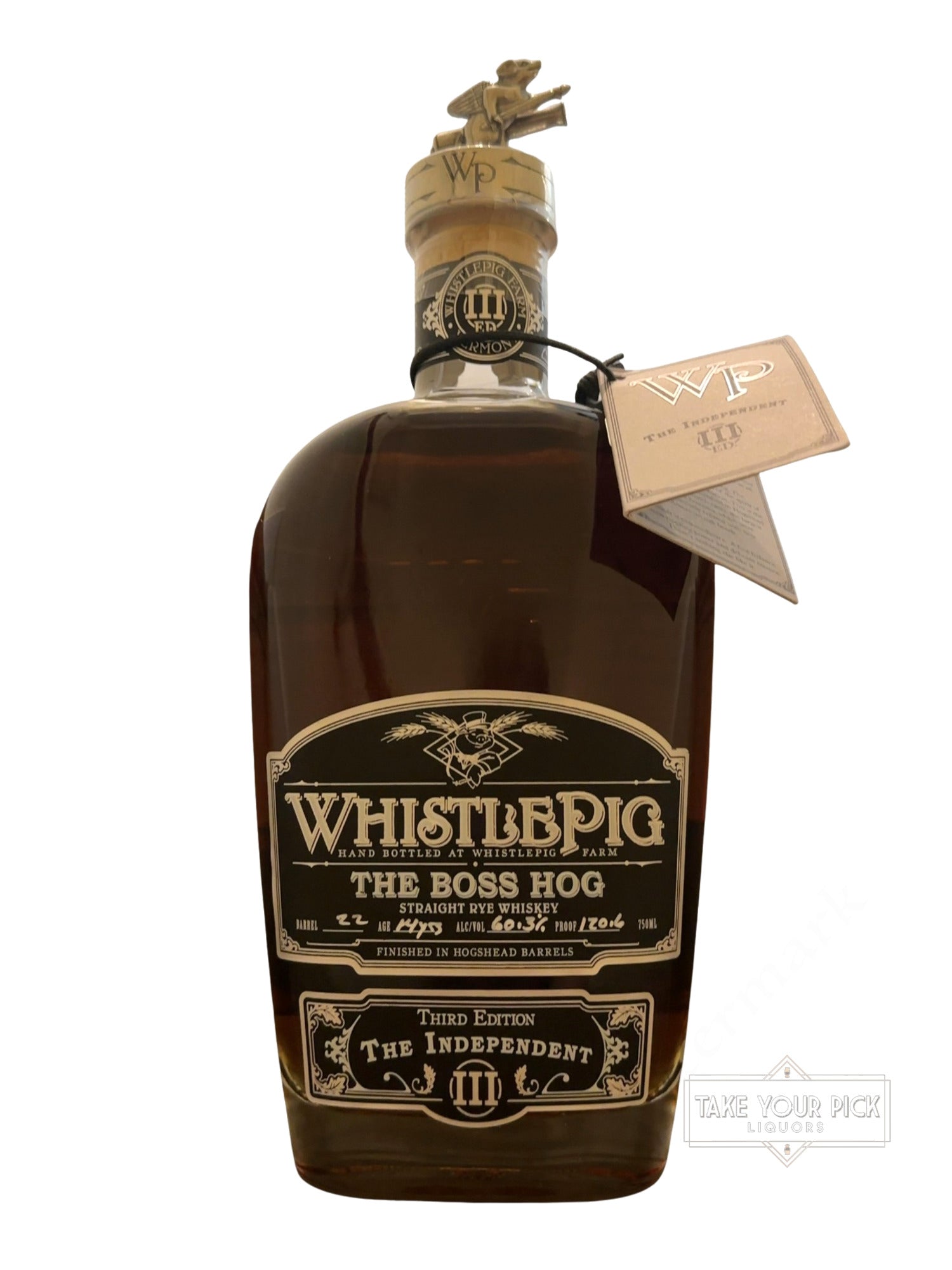 WhistlePig The Boss Hog, Third Edition - The Independent 120.6 Proof (Batch 3)