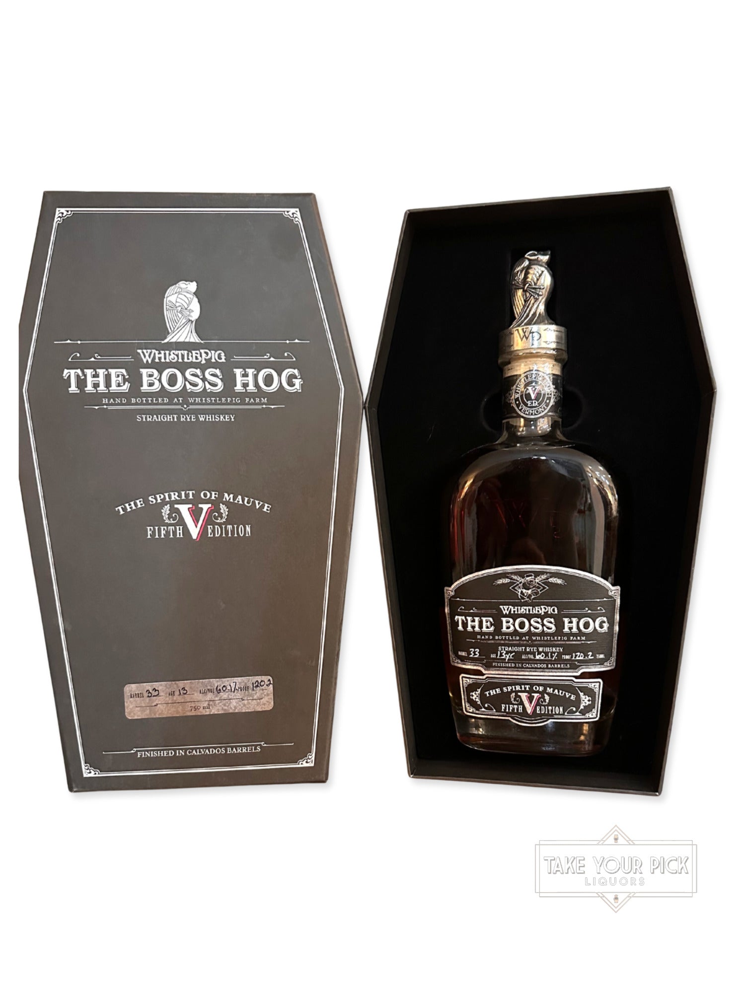 Whistlepig The Boss Hog The Spirit of Mauve Fifth Edition 120.2 Proof