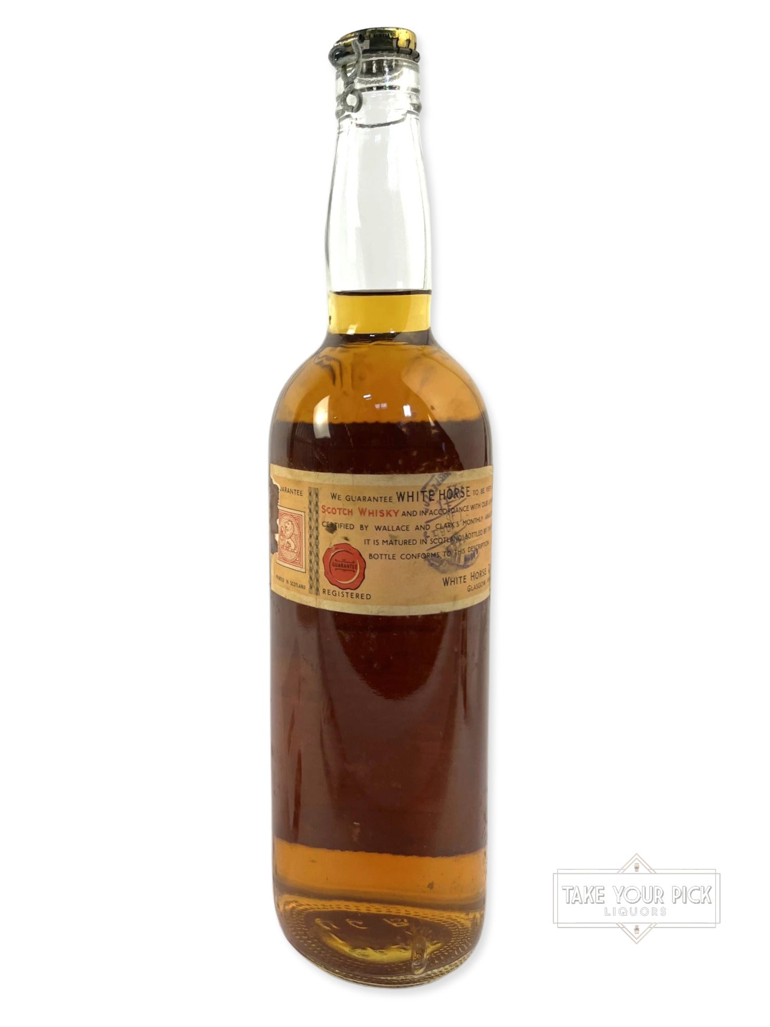 White Horse Blended Scotch Whisky 1970 - 86 Proof