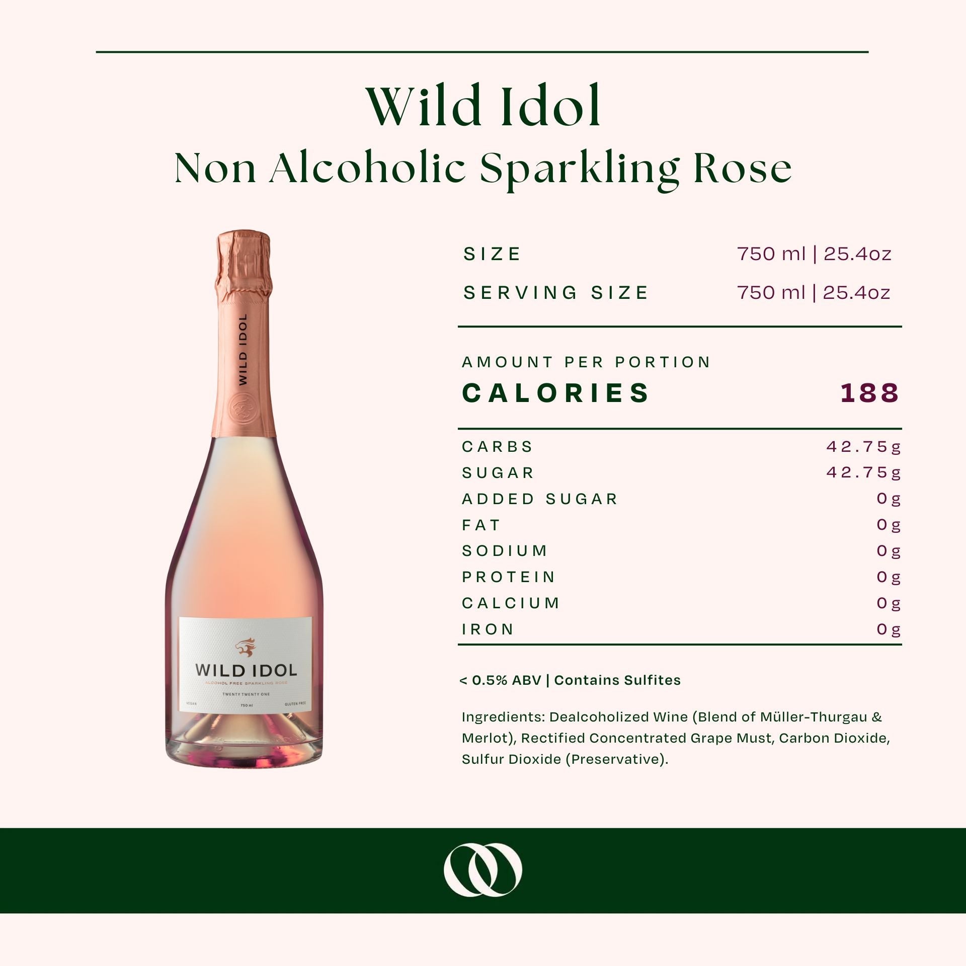 Wild Idol - Alcohol-Free Sparkling Rose 750ml