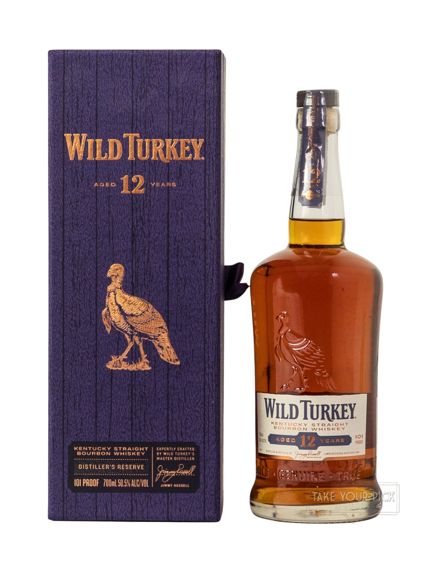Wild Turkey 12 Year- 101 proof with box