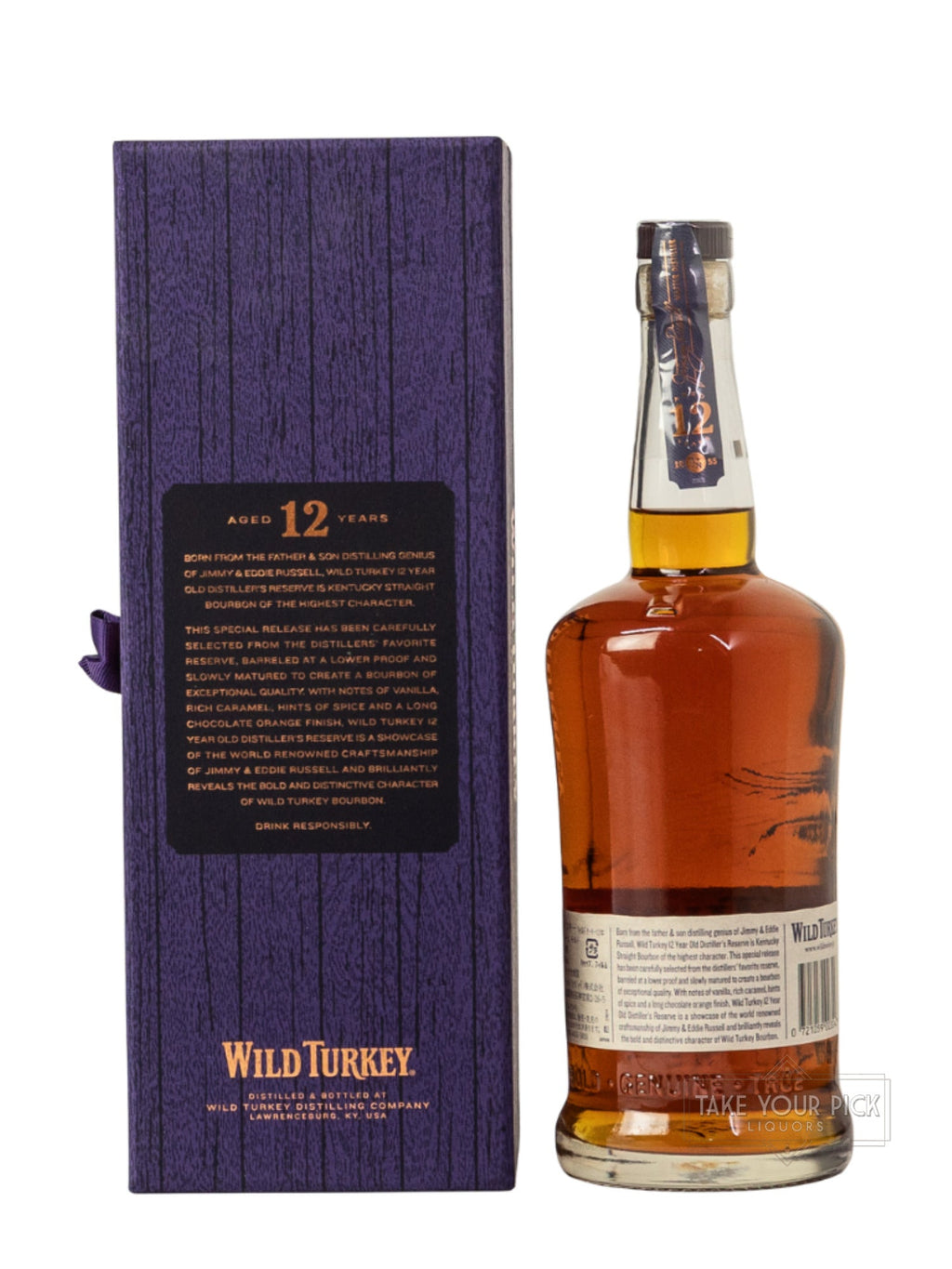 Wild Turkey 12 Year- 101 proof with box