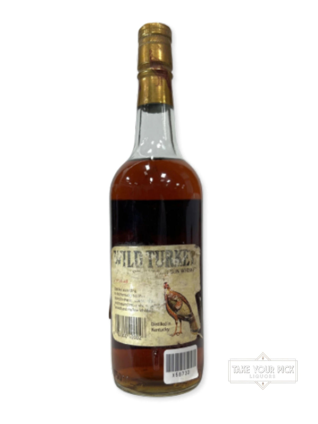 Wild Turkey 8/101 1989 (damaged label)