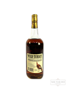 Wild Turkey 8/101 1990 Liter - 101 Proof - Bottle Back