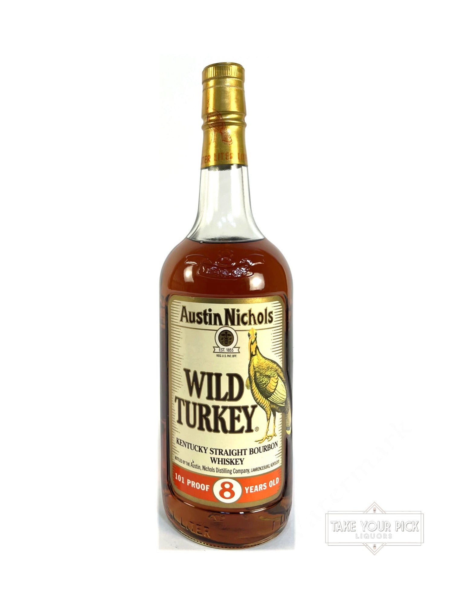 Wild Turkey 8/101 1997 Liter - 101 Proof