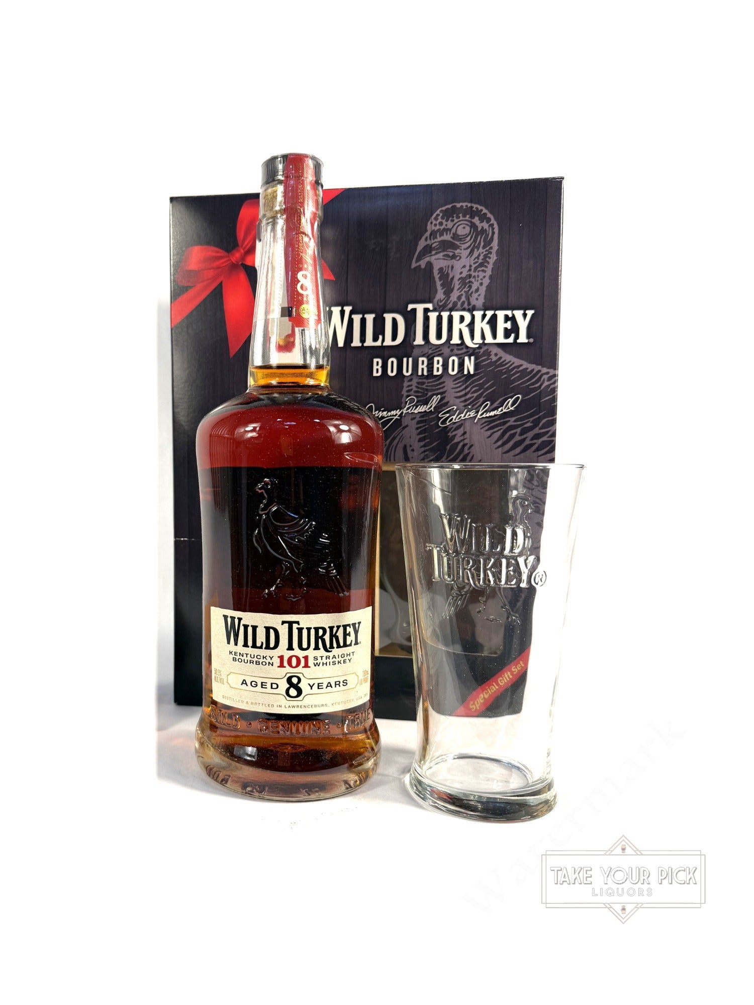 Wild Turkey 8/101 700ml gift set for Japan - 101 Proof
