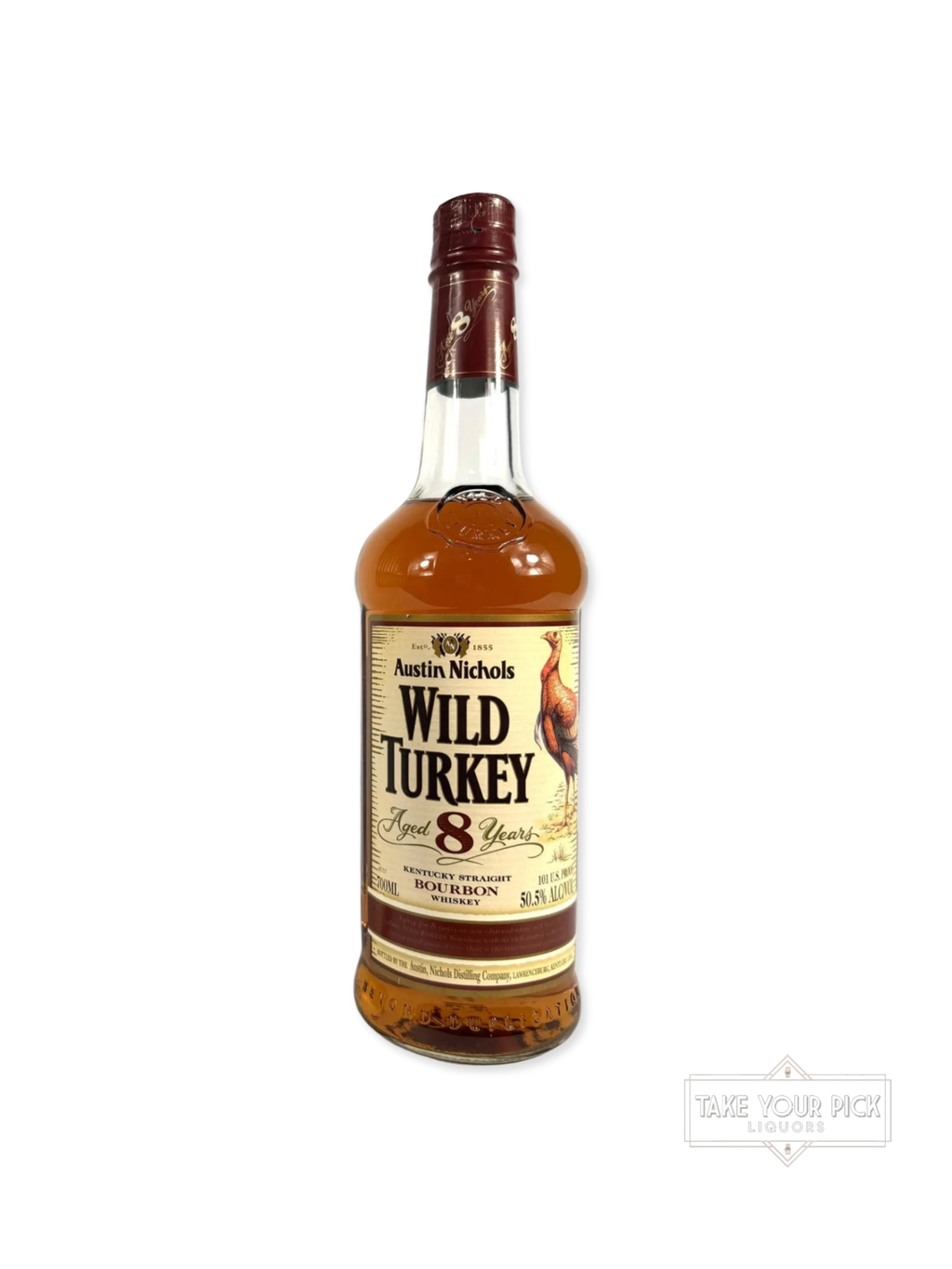 Wild Turkey Aged 8/101 2011 (700ml) - 101 Proof - Bottle Front