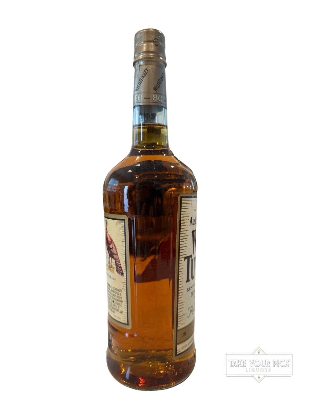 Wild Turkey Austin Nichols Kentucky Straight Bourbon Whiskey 80 Proof 1 Liter